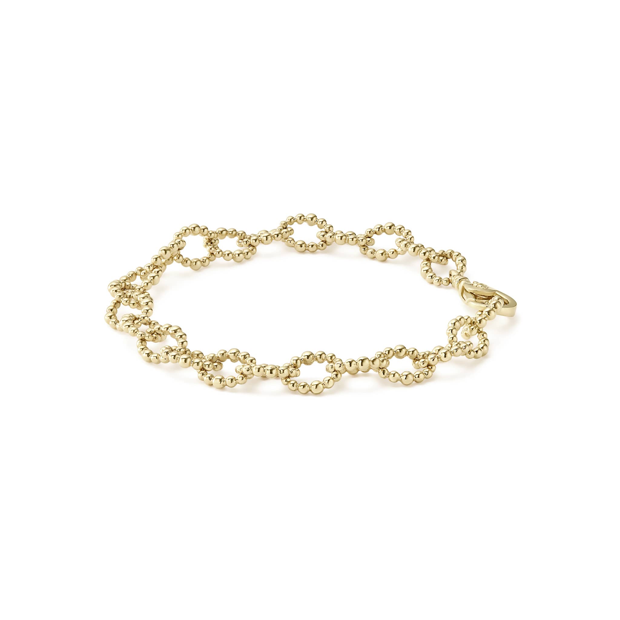 Caviar Gold 18K Gold Large Link Bracelet - Image 3