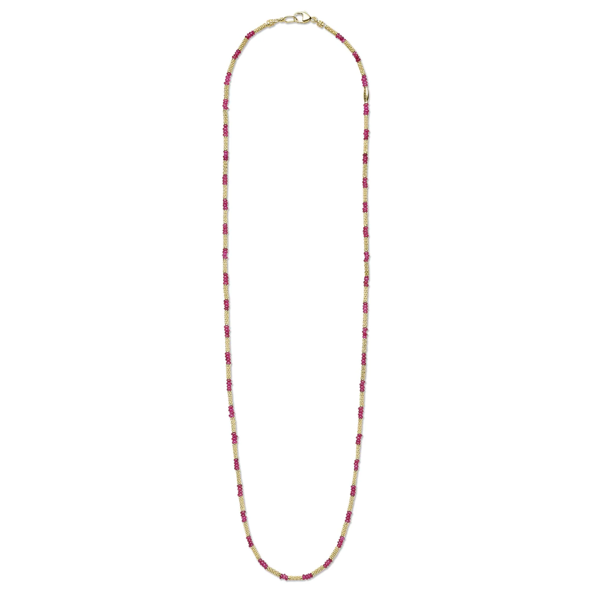 Studio 18K Gold and Ruby Necklace - Image 2