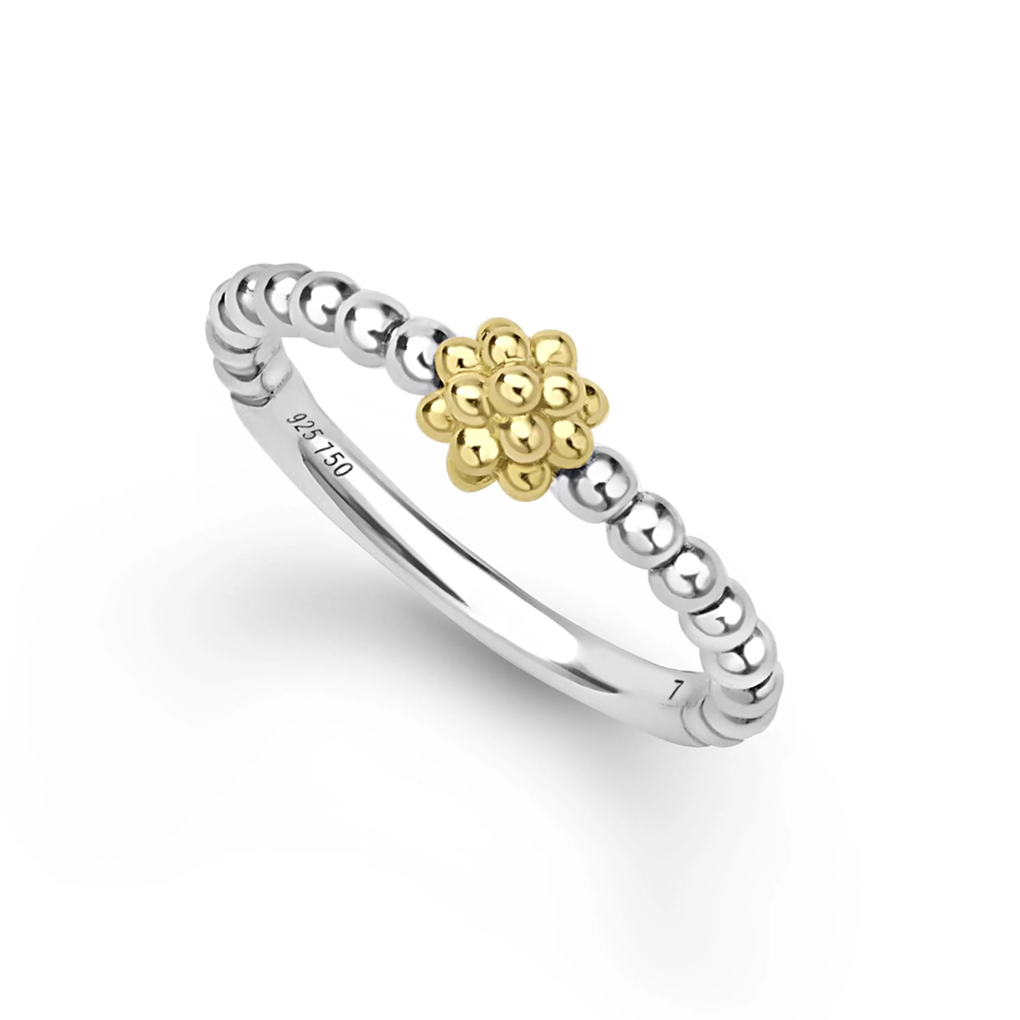 Caviar Icon Two-Tone Caviar Stacking Ring | 5mm