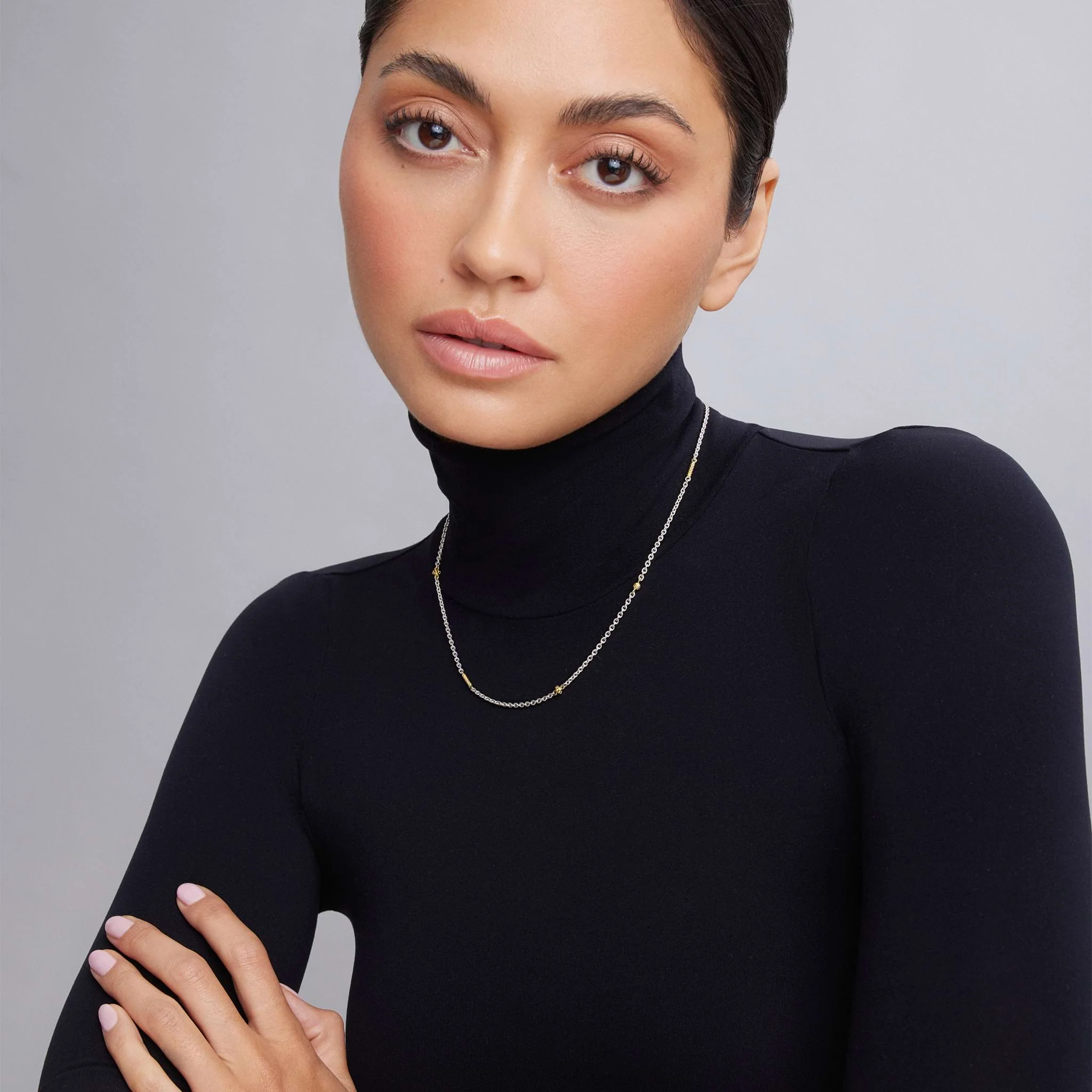 Caviar Icon Two-Tone Caviar Chain Necklace - Image 2