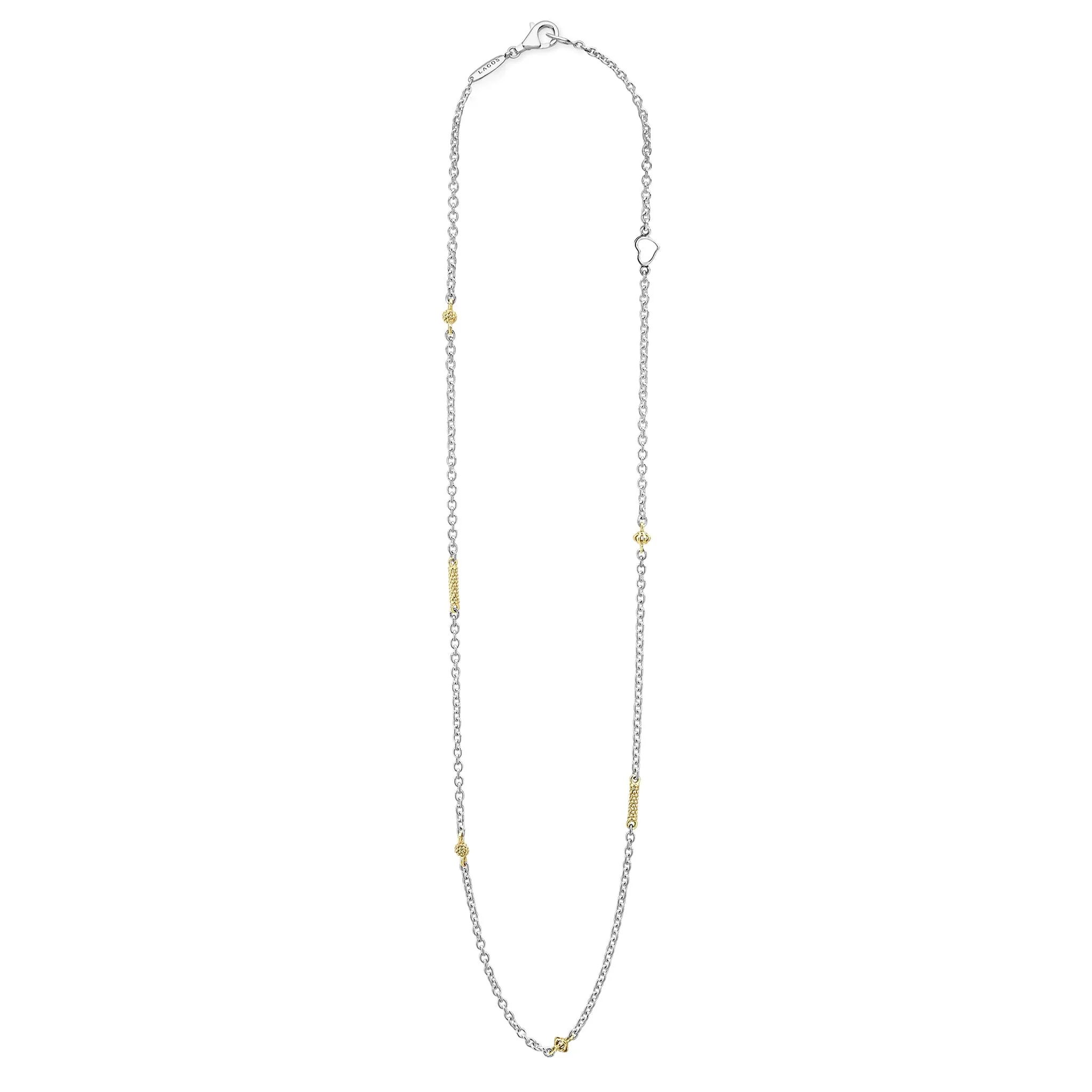 Caviar Icon Two-Tone Caviar Chain Necklace - Image 3