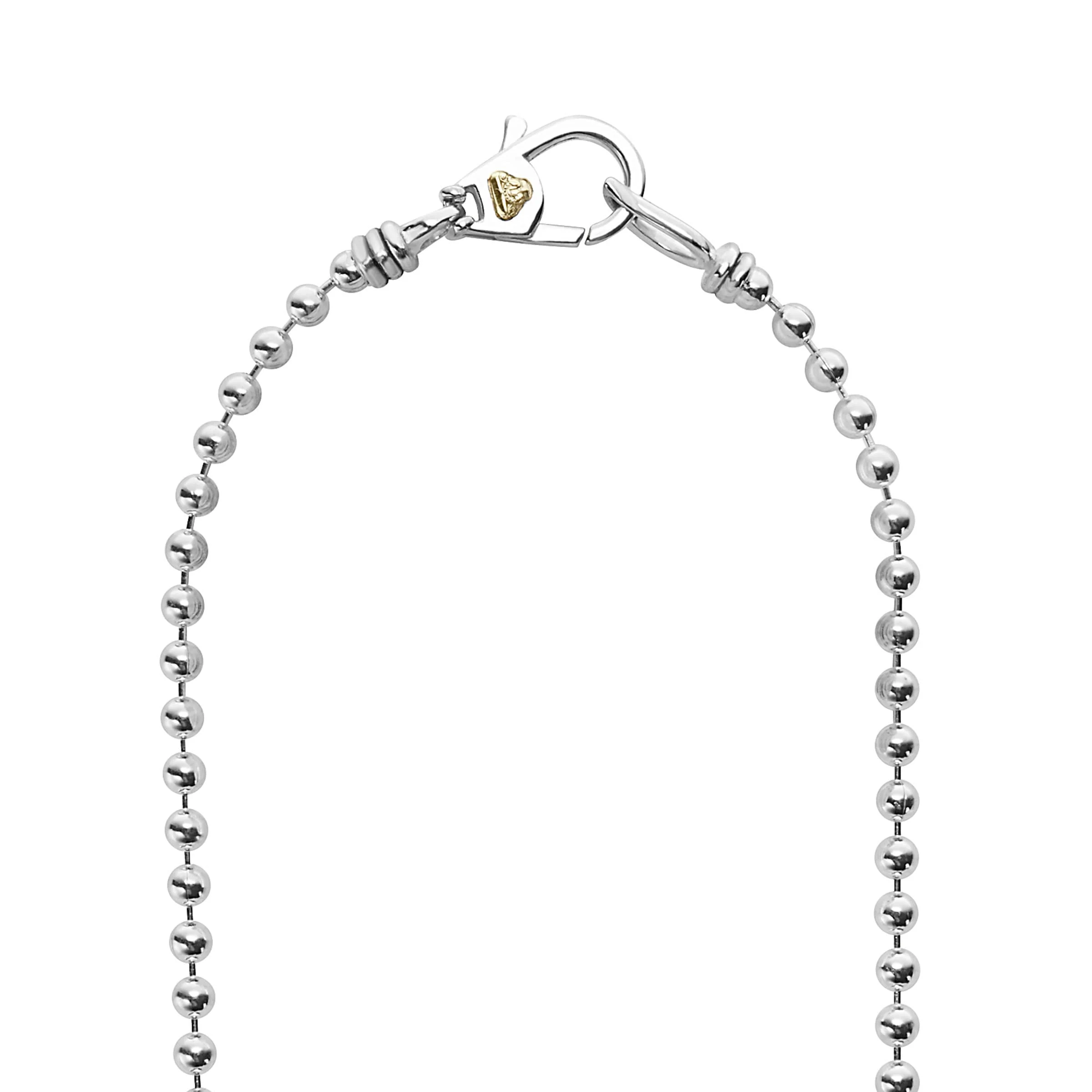 Caviar Icon Long Two-Tone Caviar Beaded Necklace - Image 4