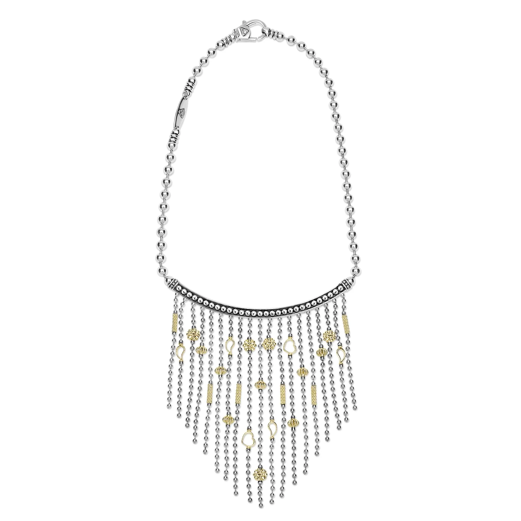 Caviar Icon Two-Tone Caviar Multi-Strand Necklace - Image 4