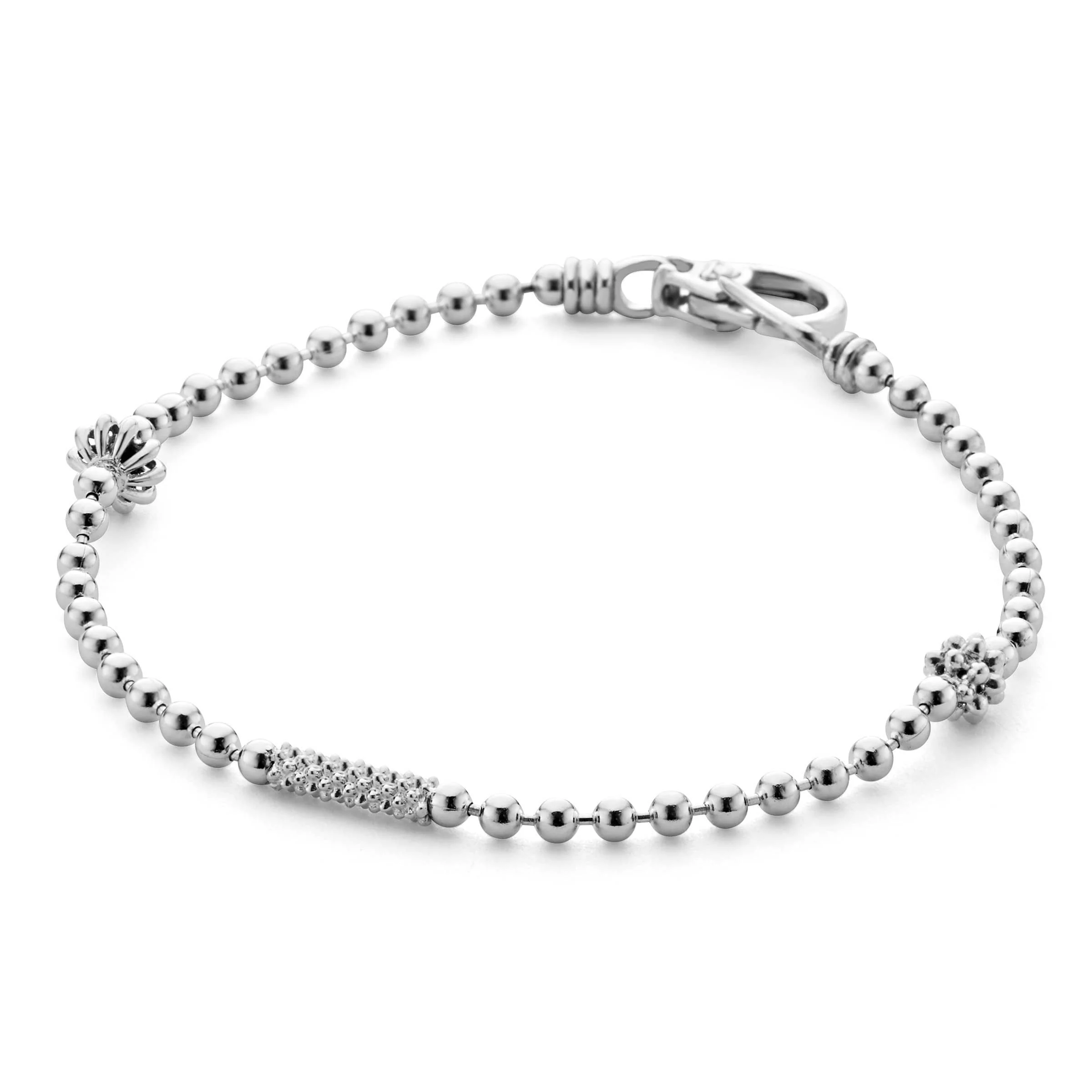Caviar Icon Silver Caviar Beaded Bracelet - Image 4