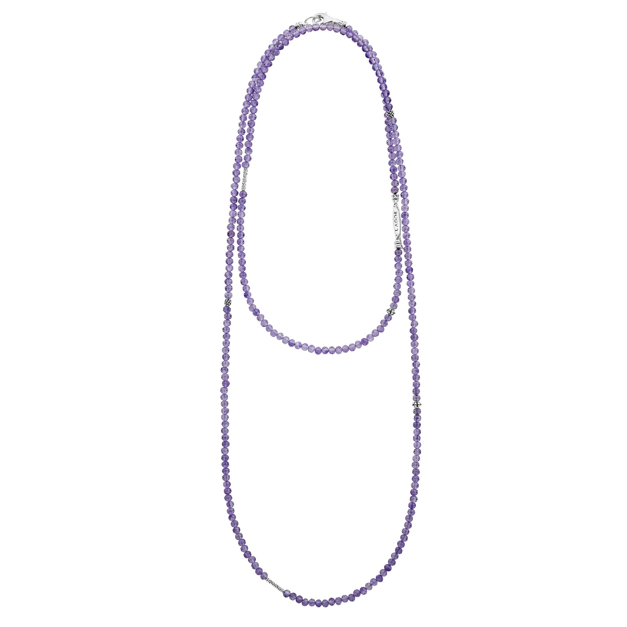 Caviar Icon Amethyst Necklace - Image 3