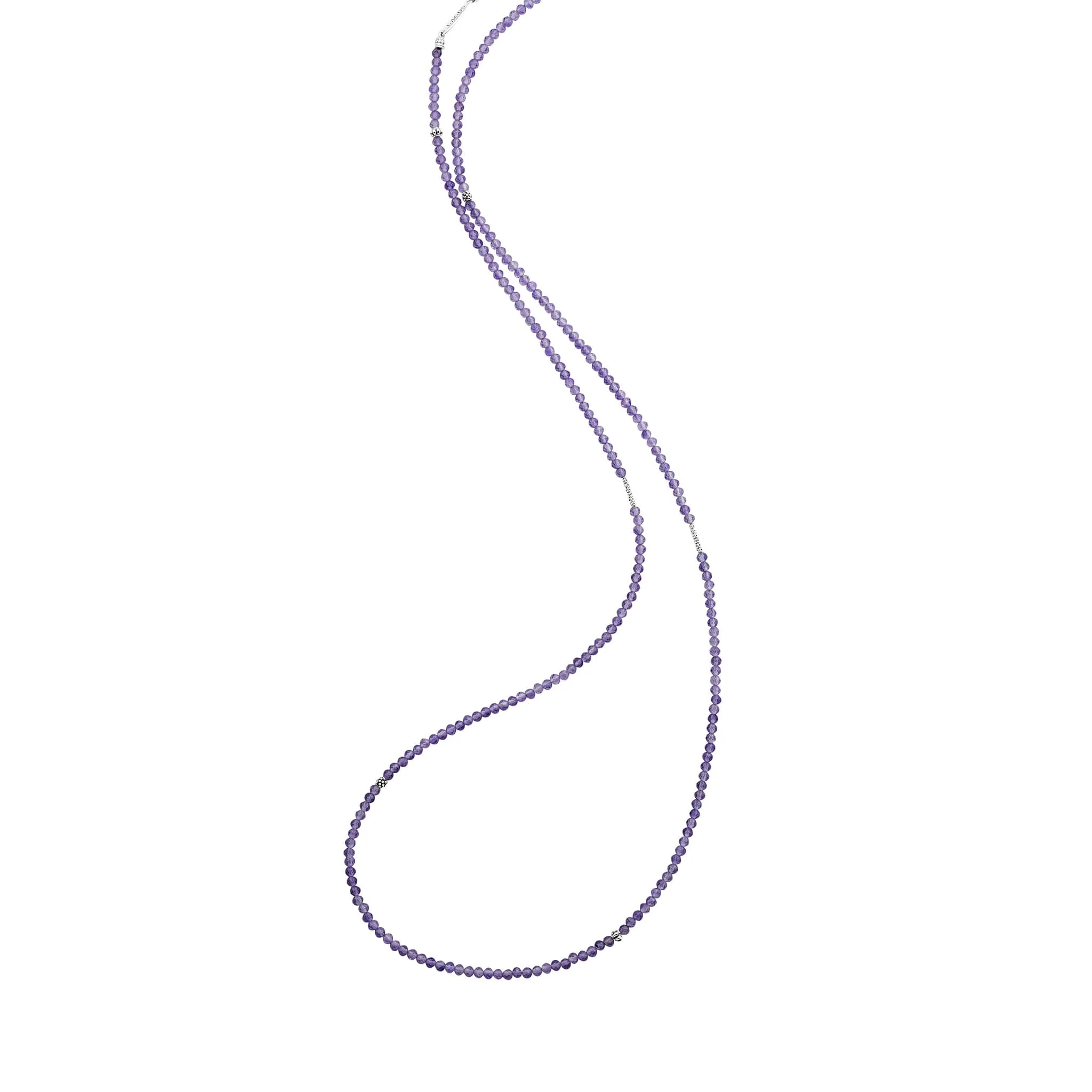 Caviar Icon Amethyst Necklace - Image 4
