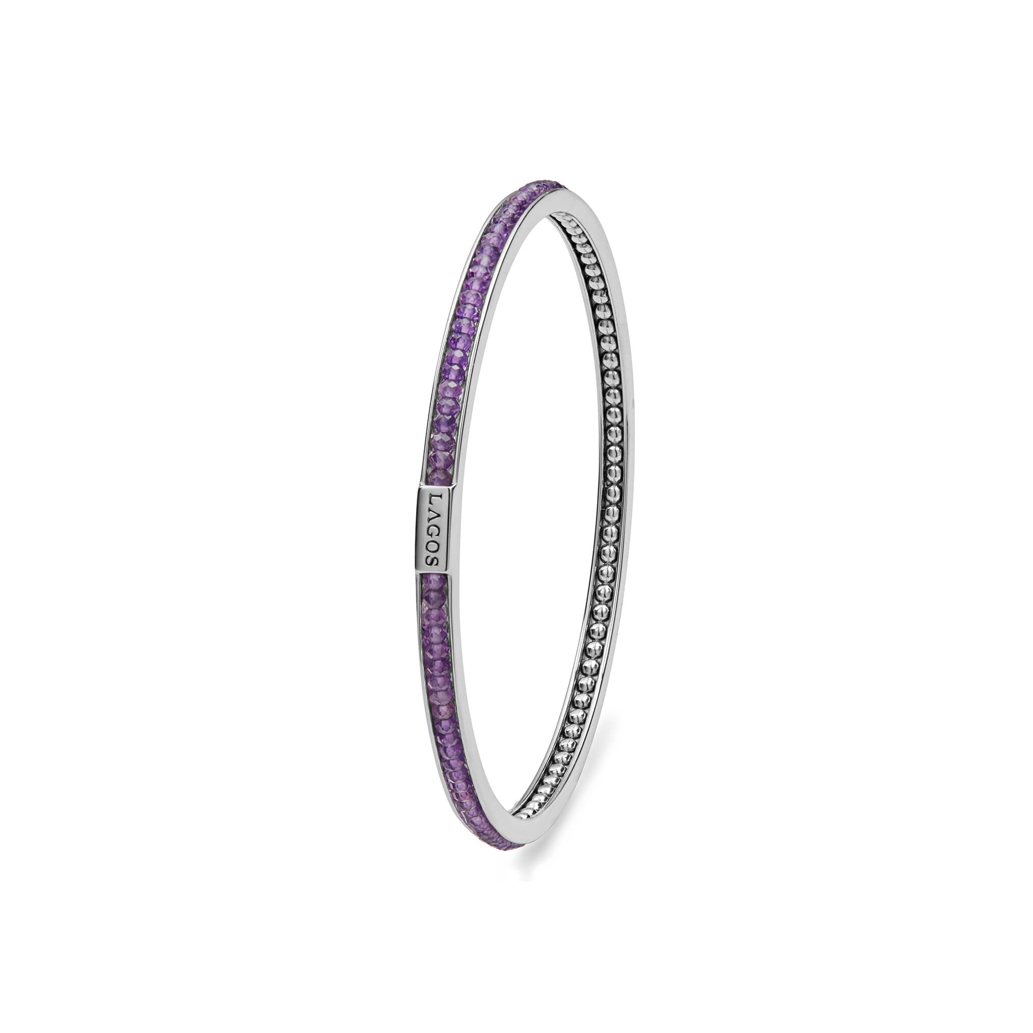 Caviar Icon Amethyst Bangle - Image 3