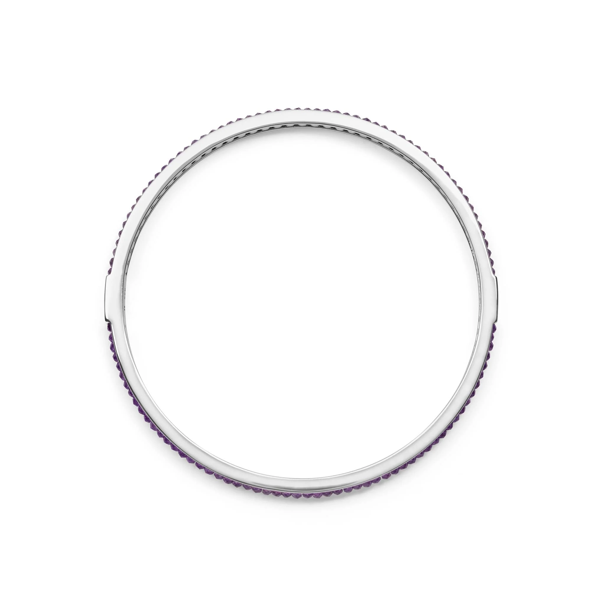 Caviar Icon Amethyst Bangle - Image 4