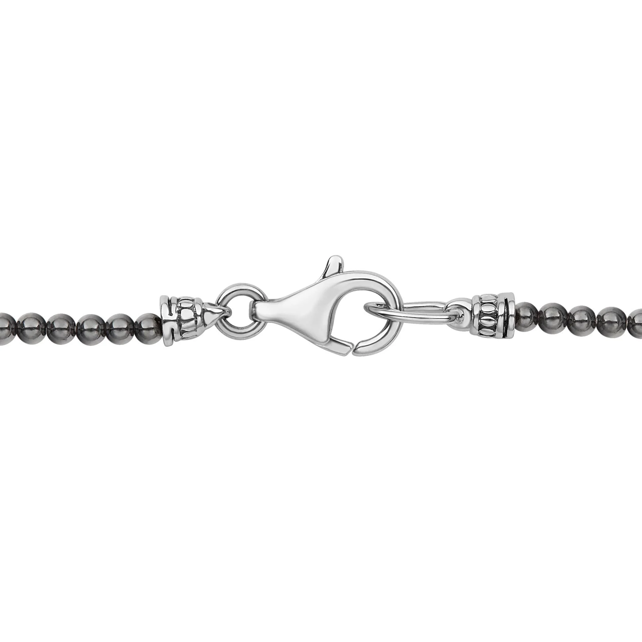 Caviar Icon Hematite Necklace - Image 5
