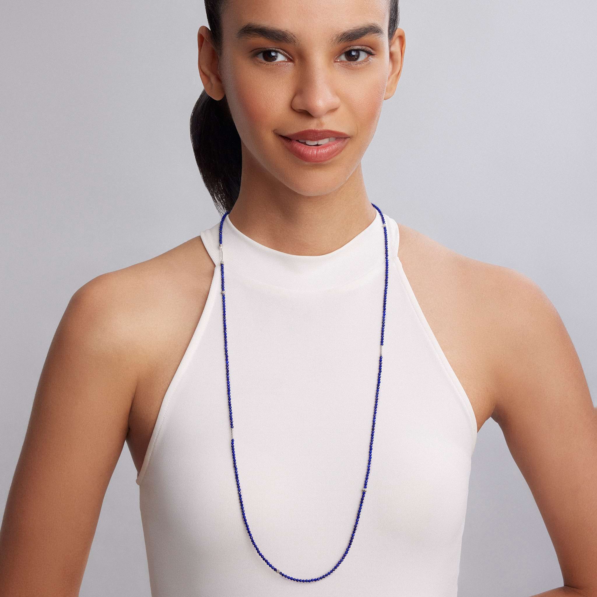 Caviar Icon Lapis Necklace - Image 2