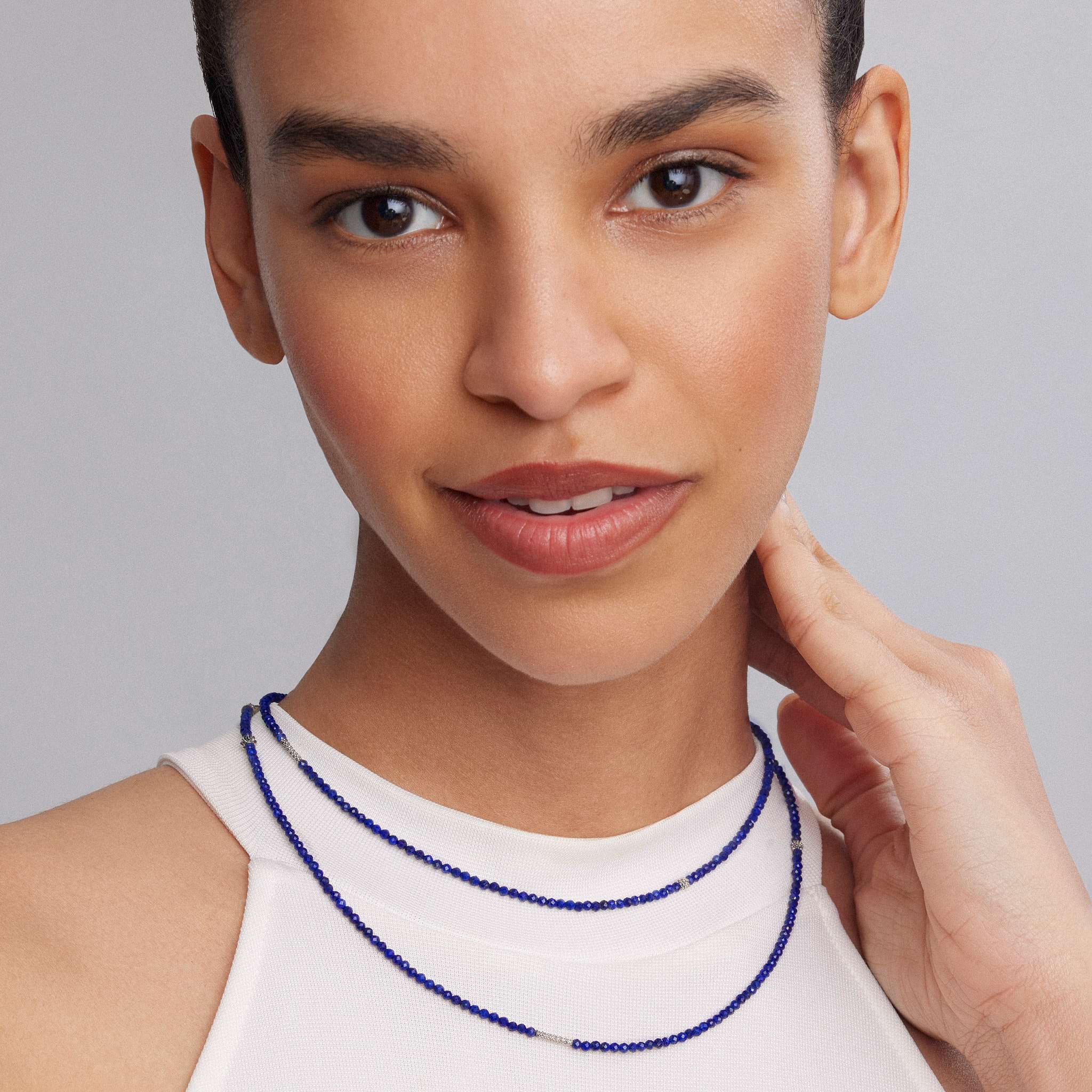 Caviar Icon Lapis Necklace - Image 6