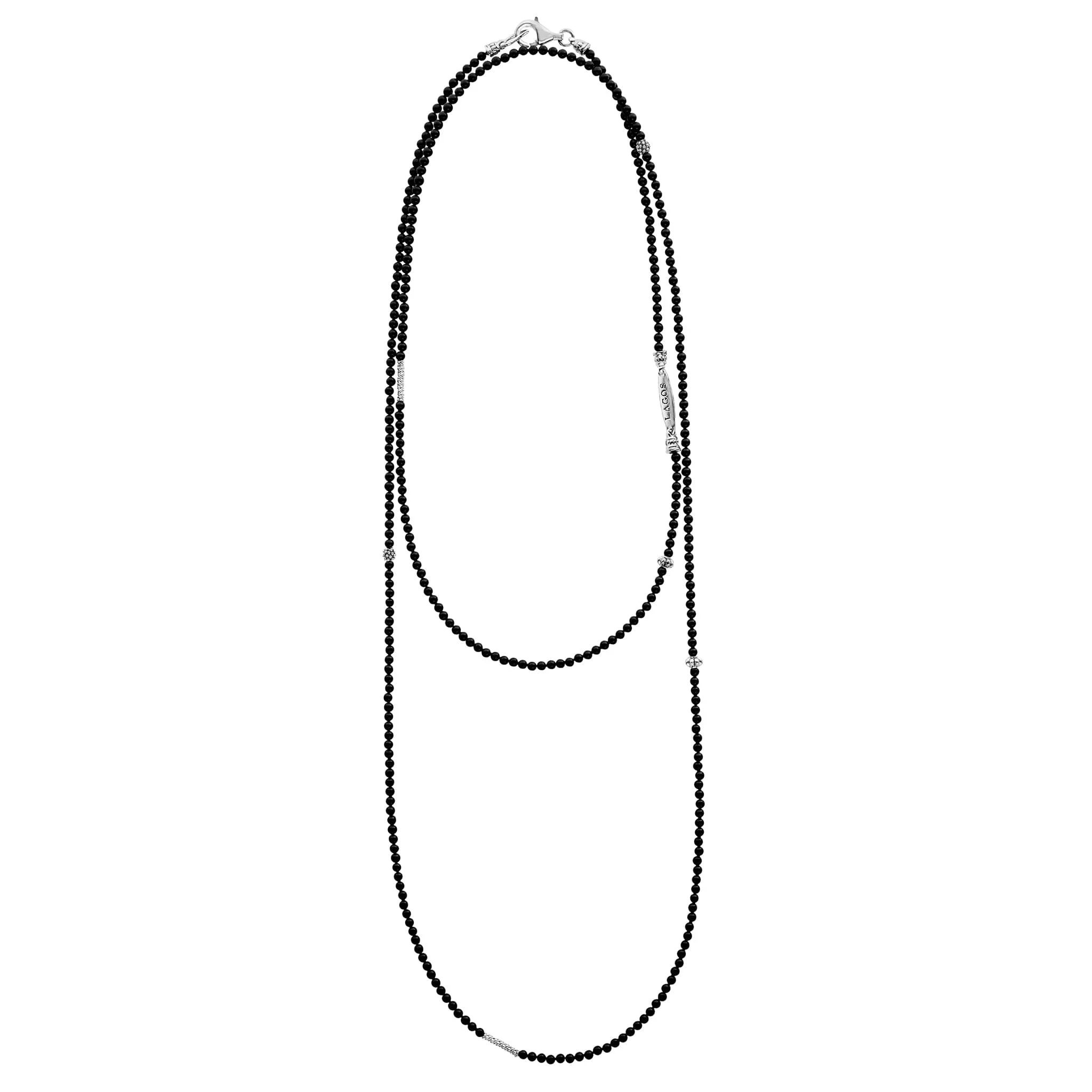 Caviar Icon Onyx Necklace - Image 3