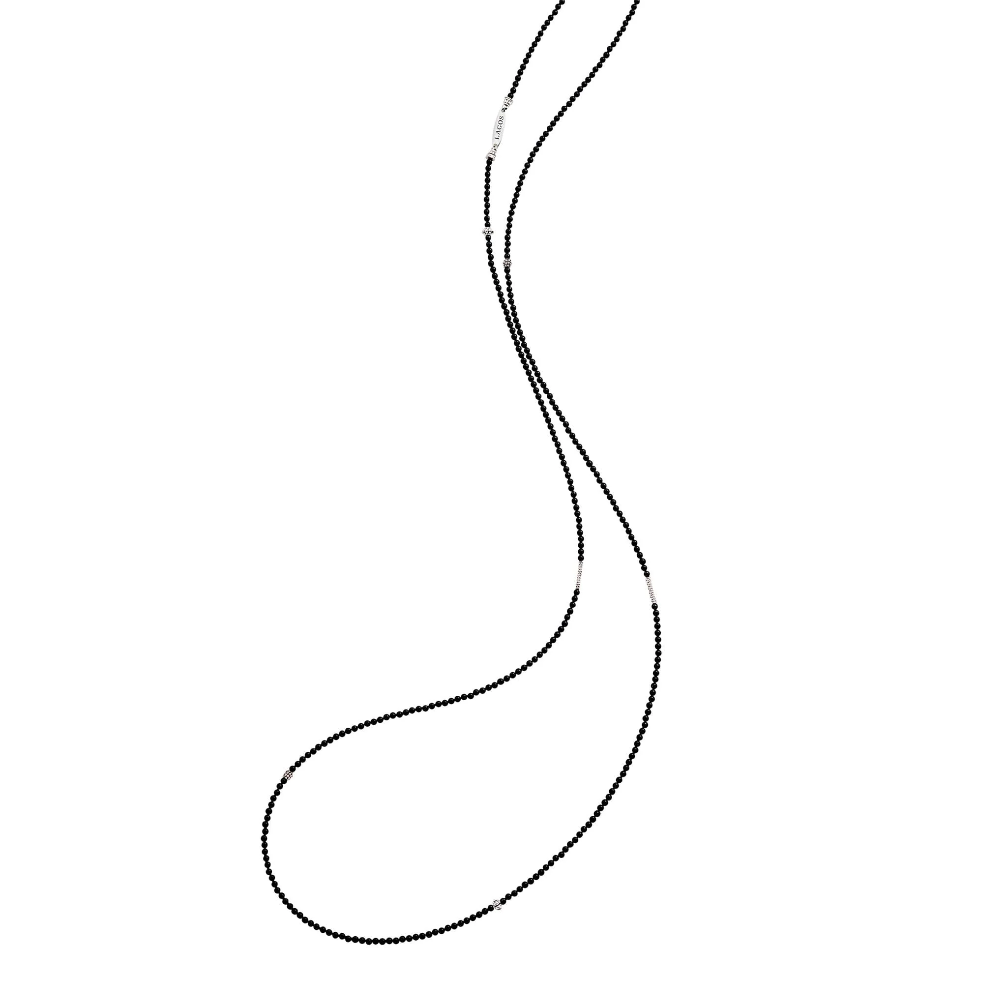 Caviar Icon Onyx Necklace - Image 4
