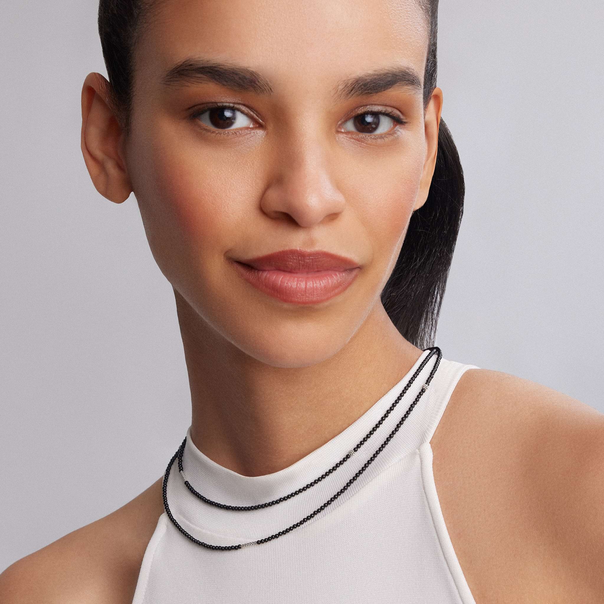 Caviar Icon Onyx Necklace - Image 6