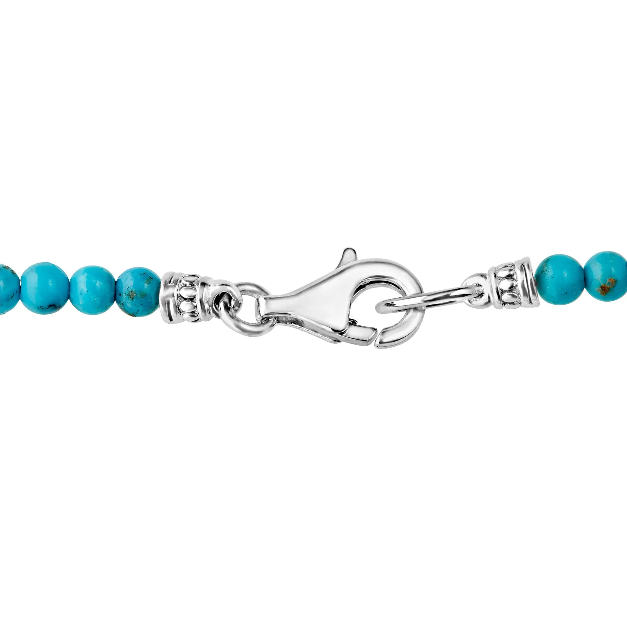 Caviar Icon Turquoise Beaded Necklace - Image 5