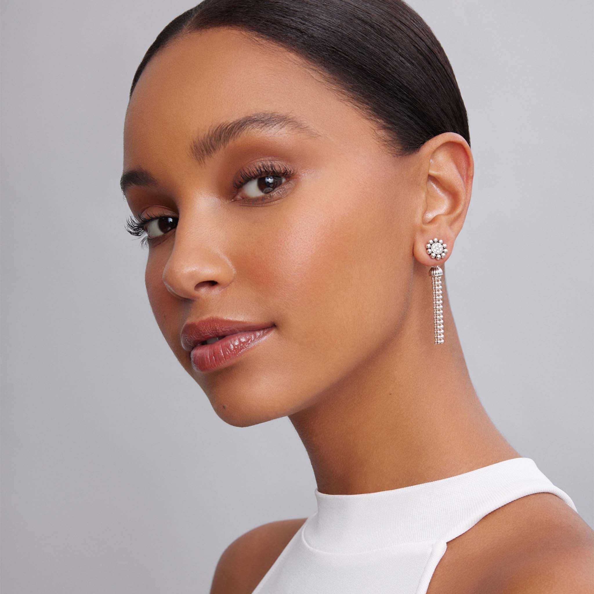 Caviar Spark Diamond Stud Earrings - Image 5