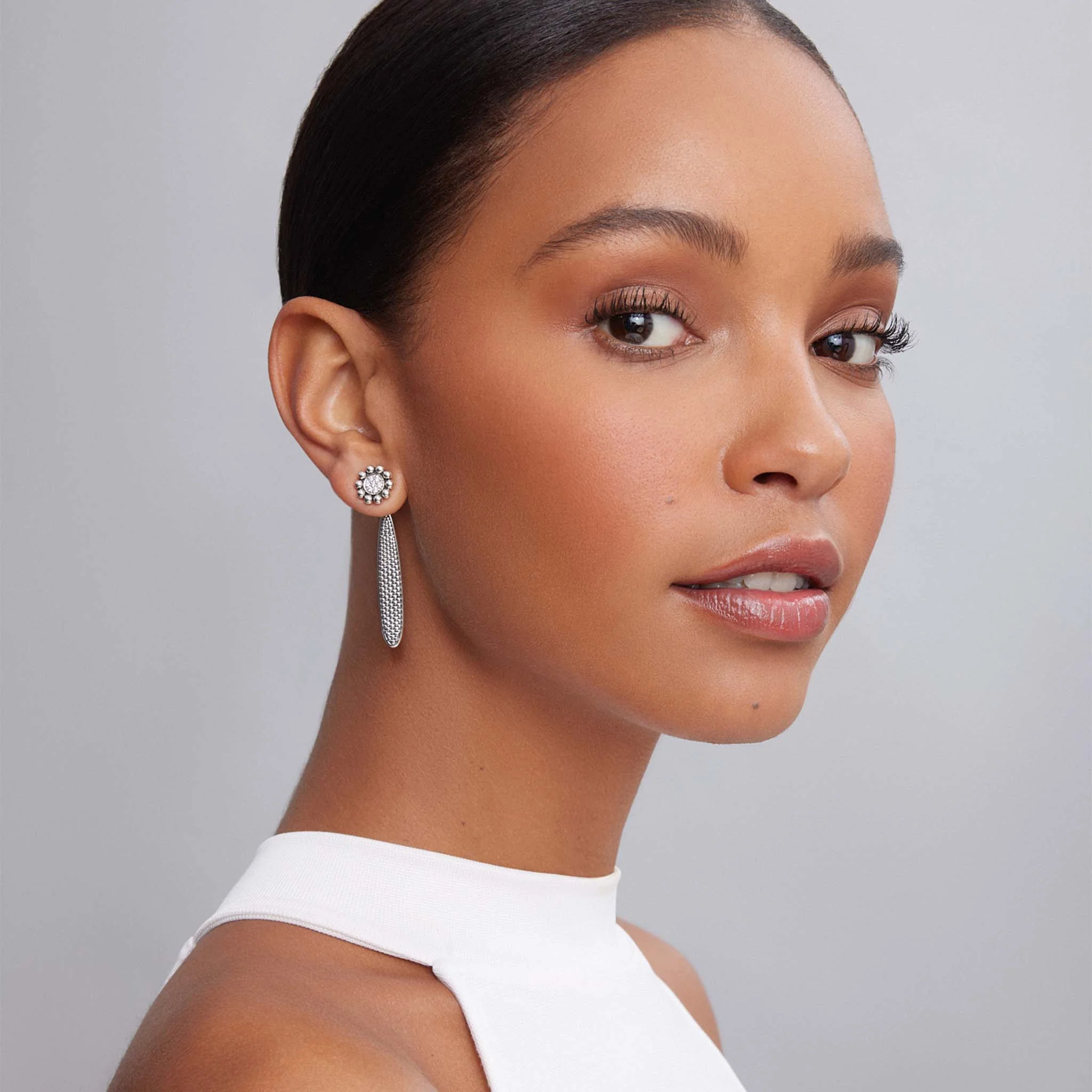 Caviar Spark Diamond Stud Earrings - Image 7