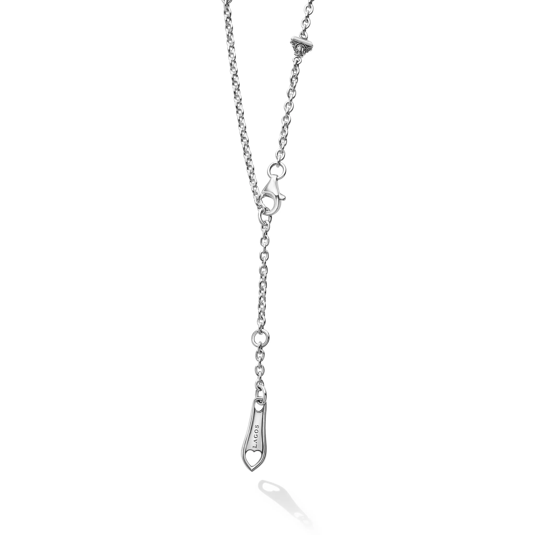 Caviar Spark Diamond Circle Pendant Necklace - Image 5