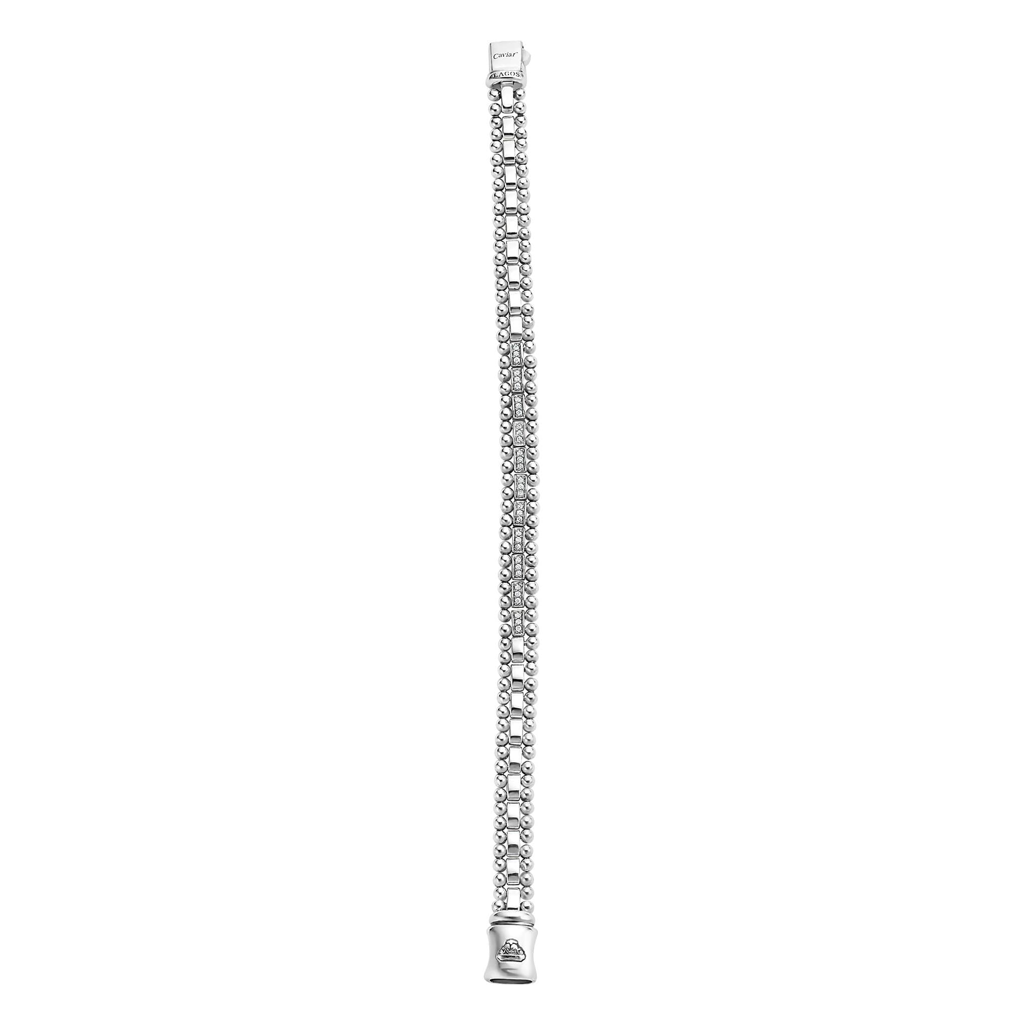 Caviar Spark Diamond Link Bracelet | 7mm - Image 4