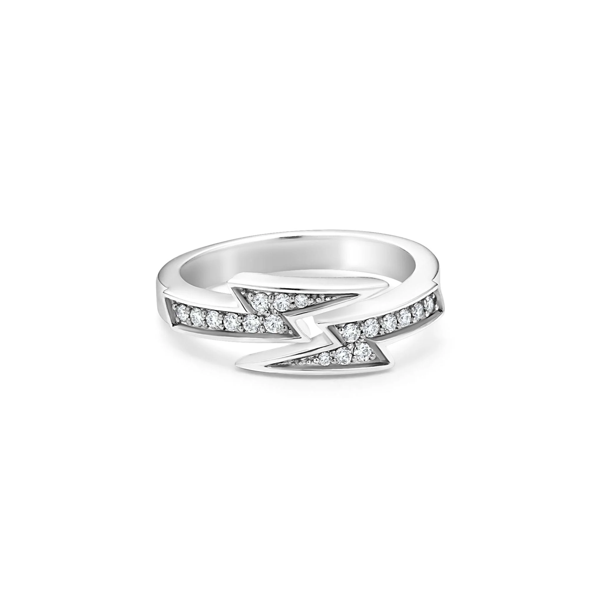 Caviar Spark Lightning Bolt Diamond Ring - Image 5