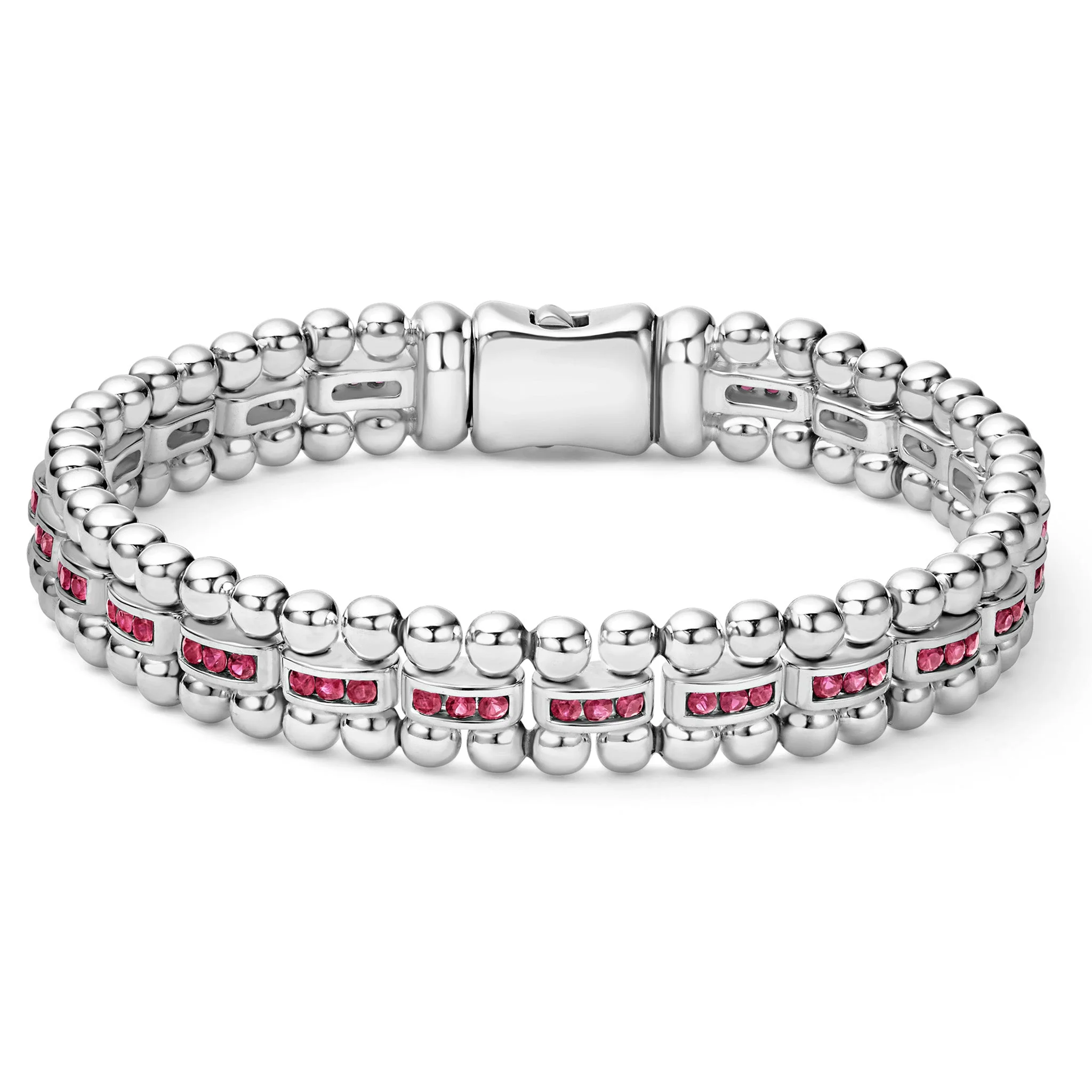 Caviar Spark Ruby Link Bracelet