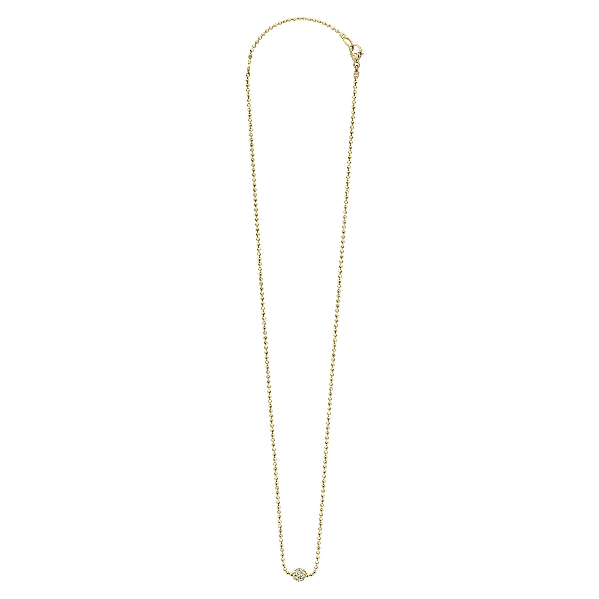 Covet Gold Diamond Sphere Necklace - Image 3
