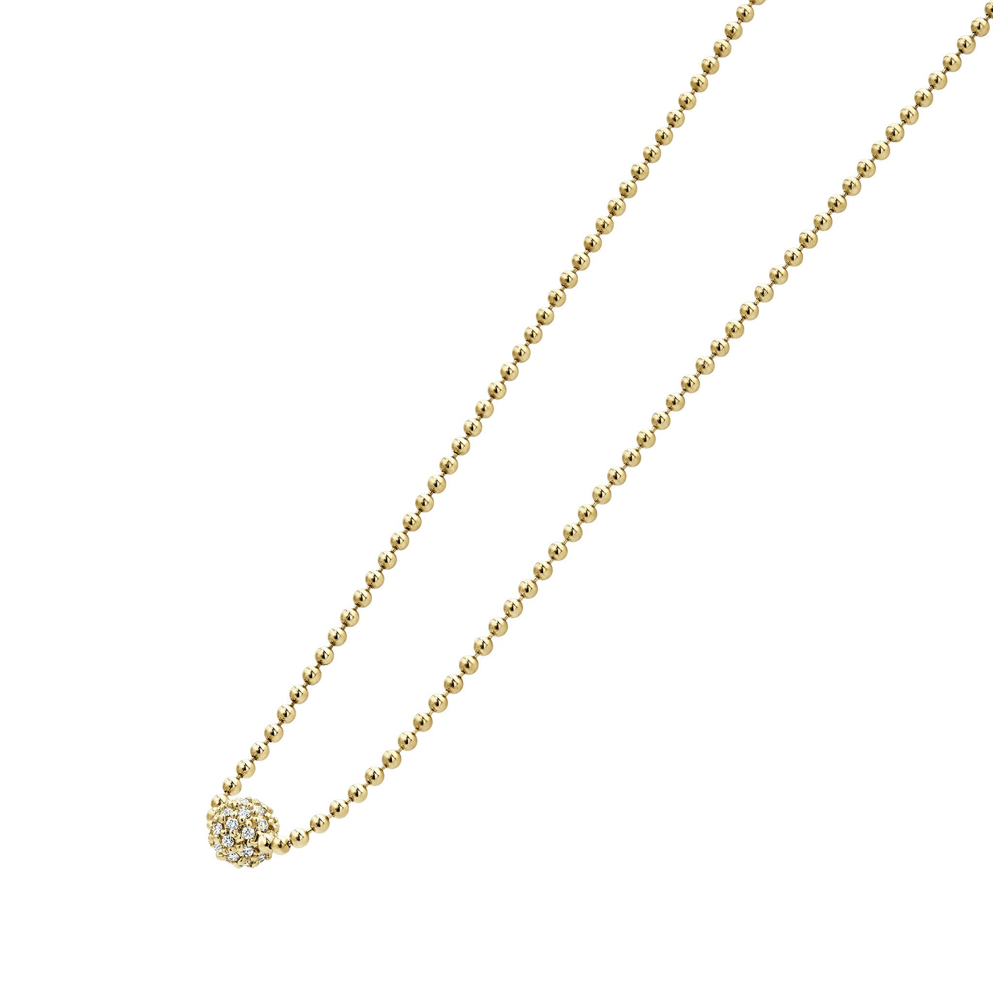 Covet Gold Diamond Sphere Necklace - Image 5