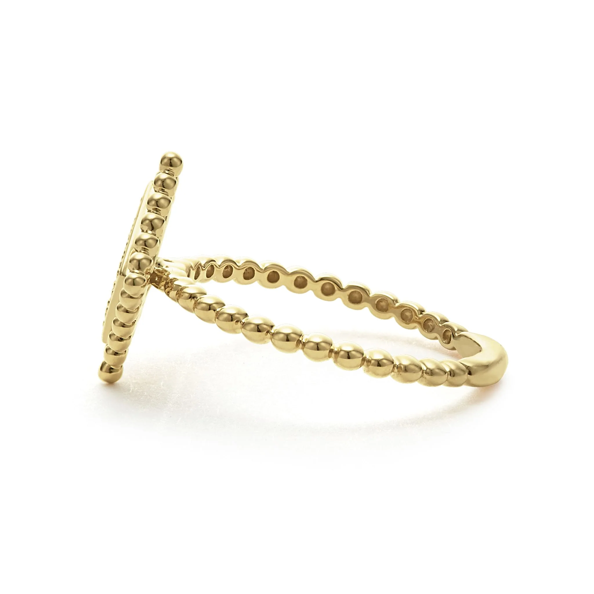Covet Large 18K Gold Diamond Ring - Image 4