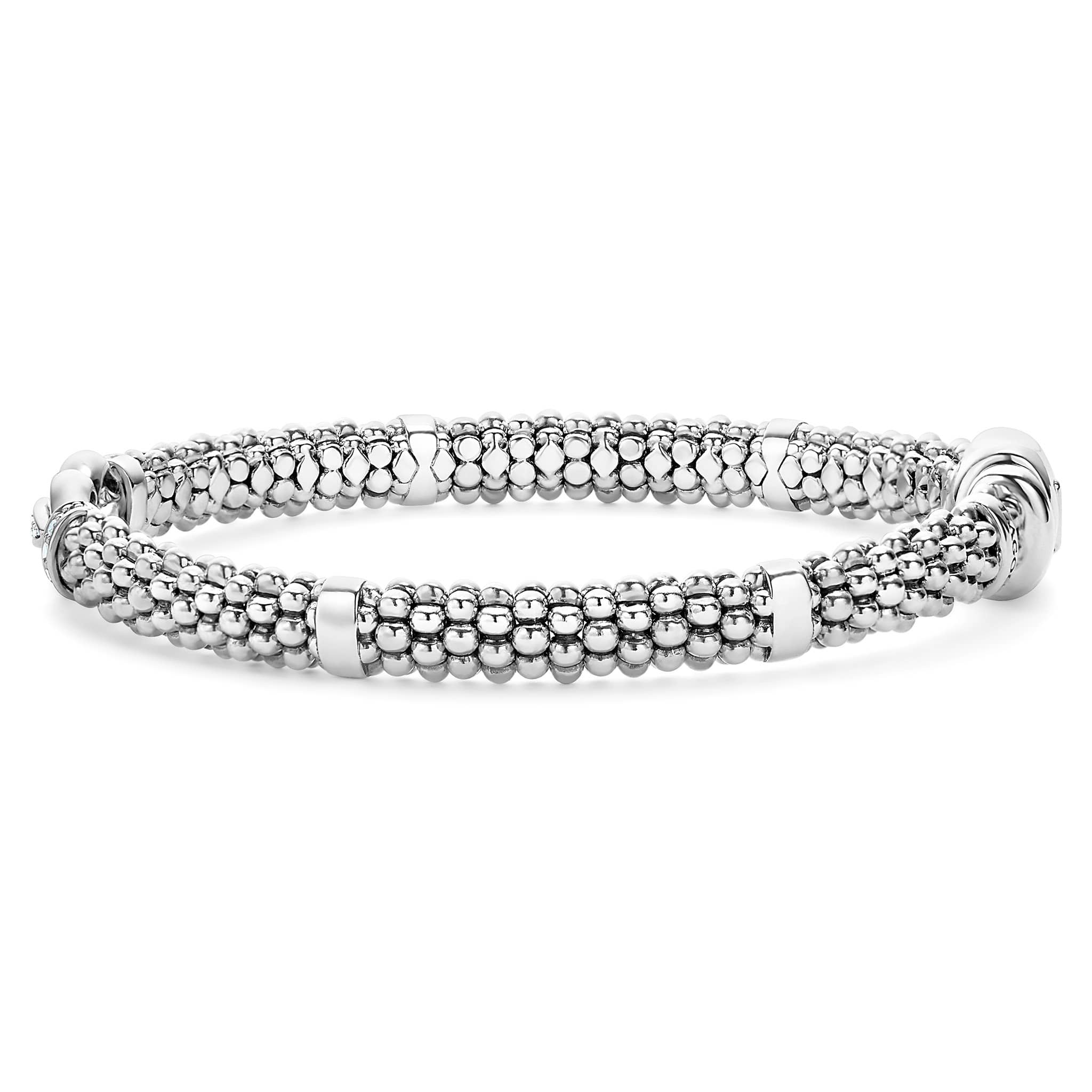 Derby Caviar Buckle Diamond Bracelet | 6mm - Image 4