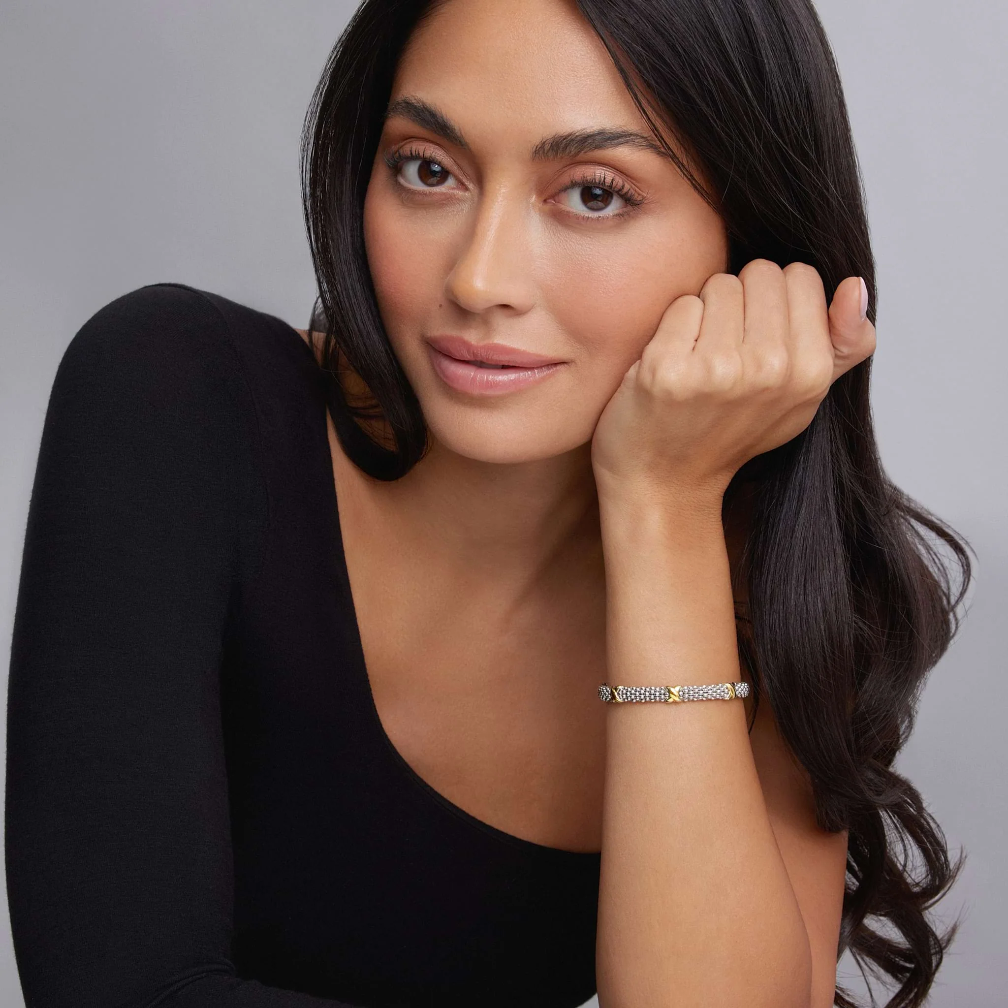 Embrace Three Station X Caviar Bracelet | 6mm - Image 2