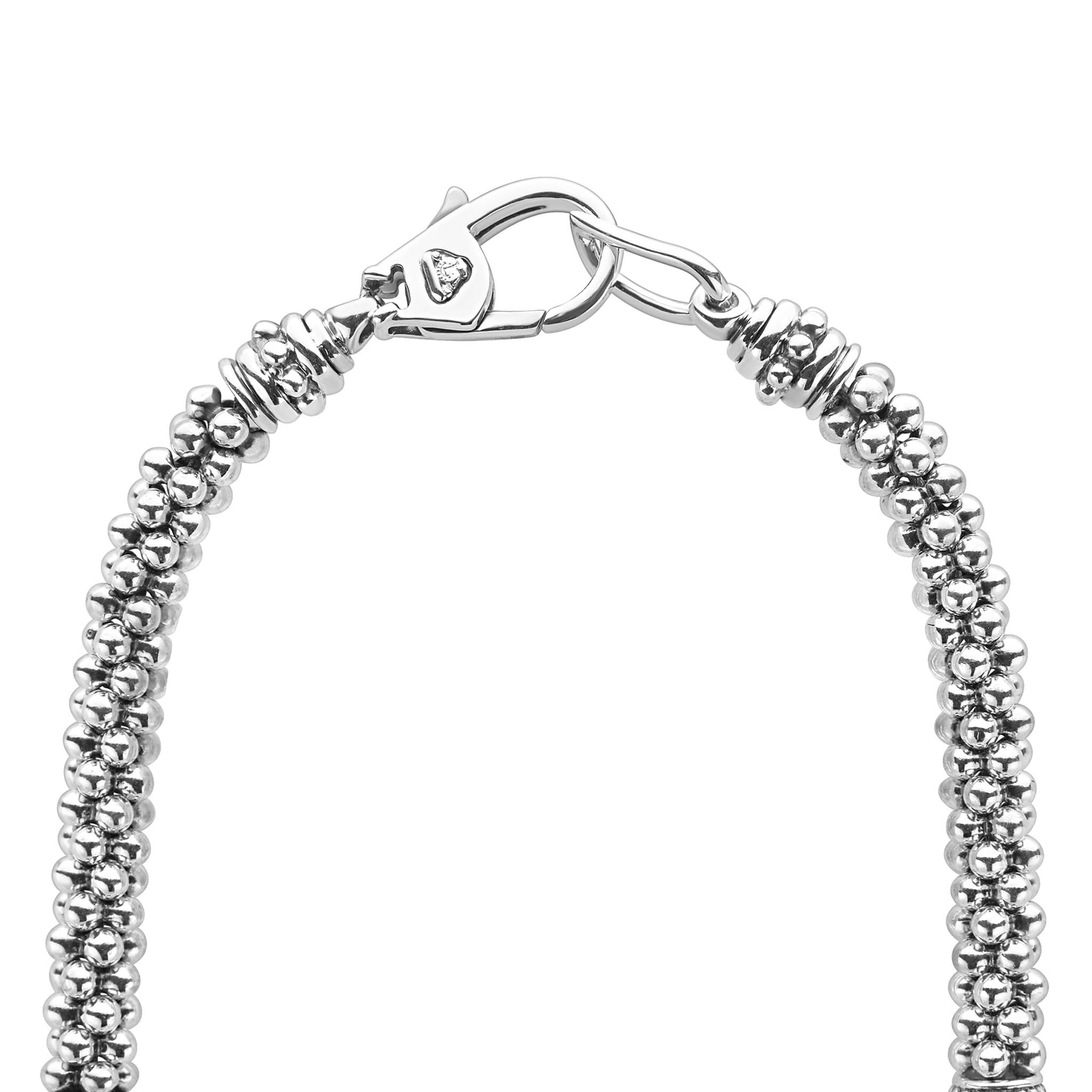 Enso Beaded Circle Pendant Necklace - Image 5