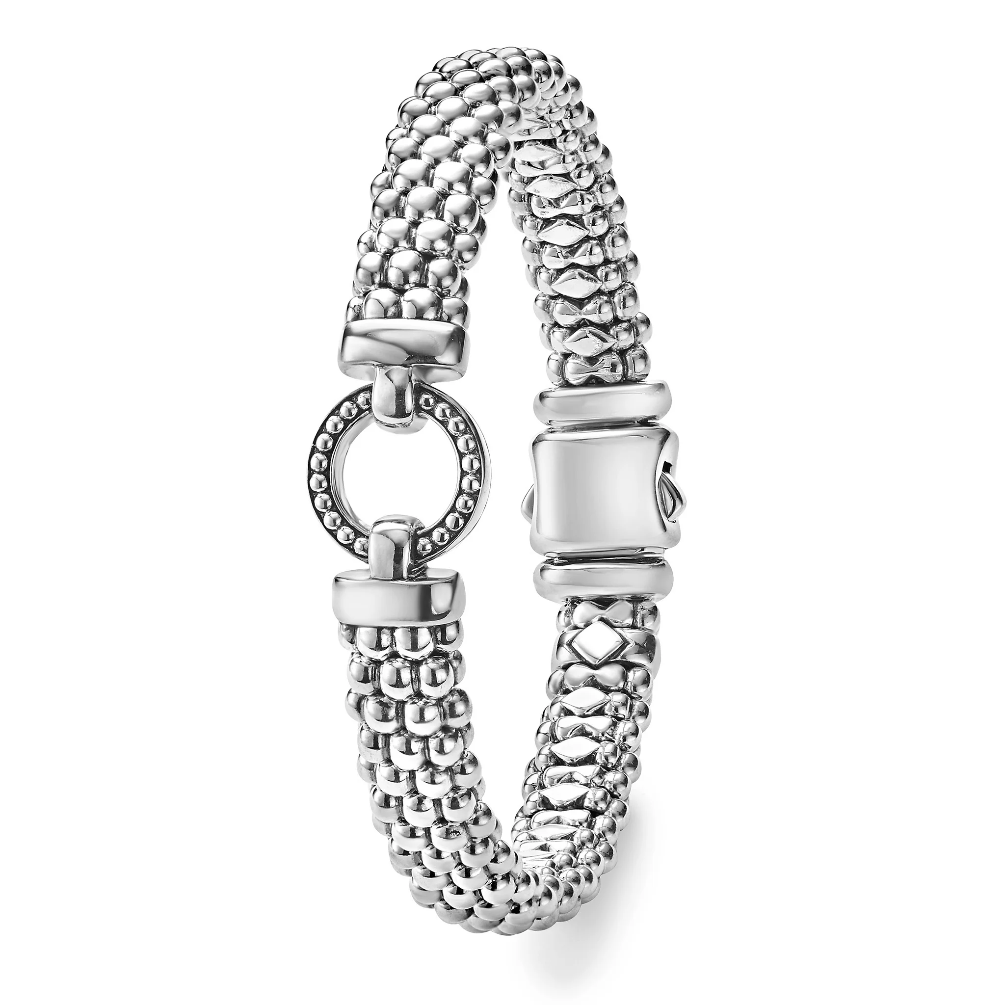 Enso Circle Caviar Bracelet | 9mm - Image 3