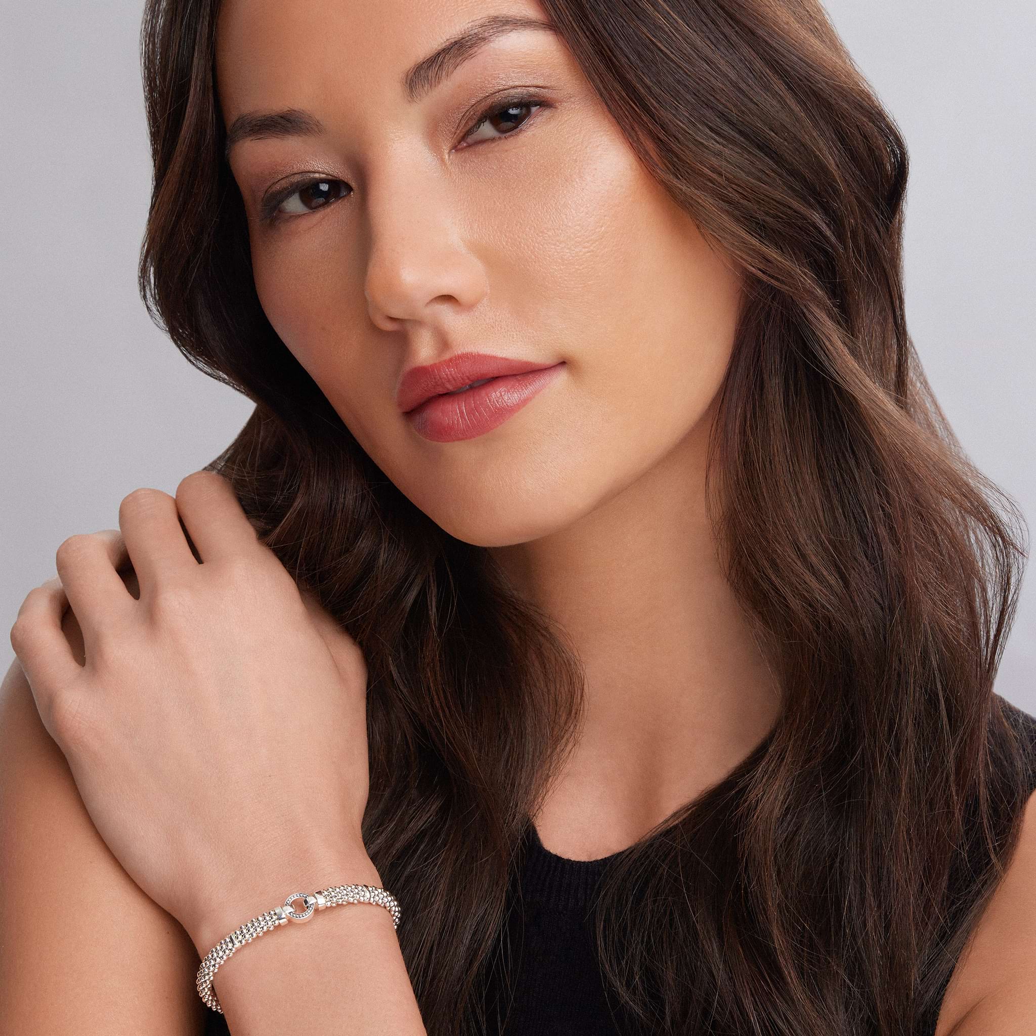 Enso Circle Caviar Bracelet | 6mm - Image 2