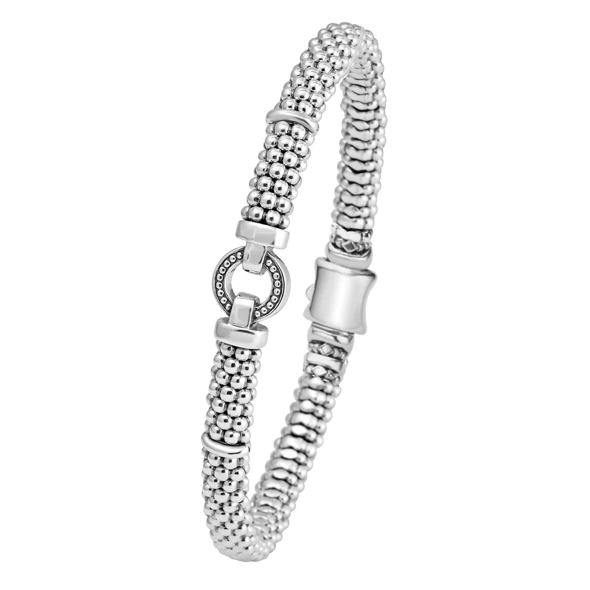Enso Circle Caviar Bracelet | 6mm - Image 3