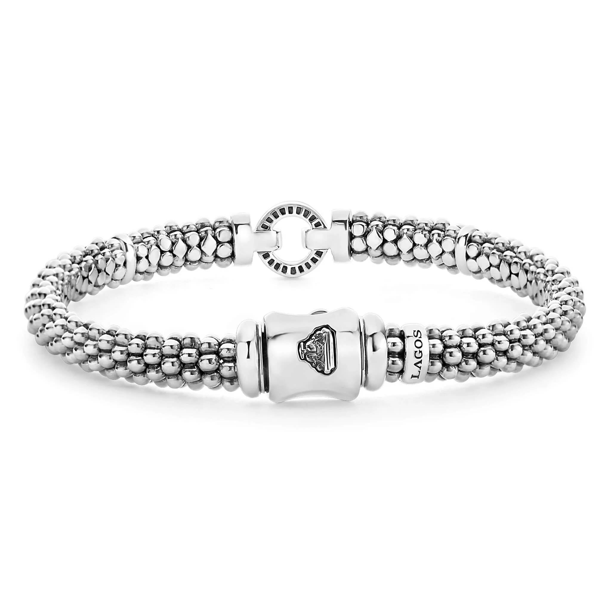 Enso Circle Caviar Bracelet | 6mm - Image 4