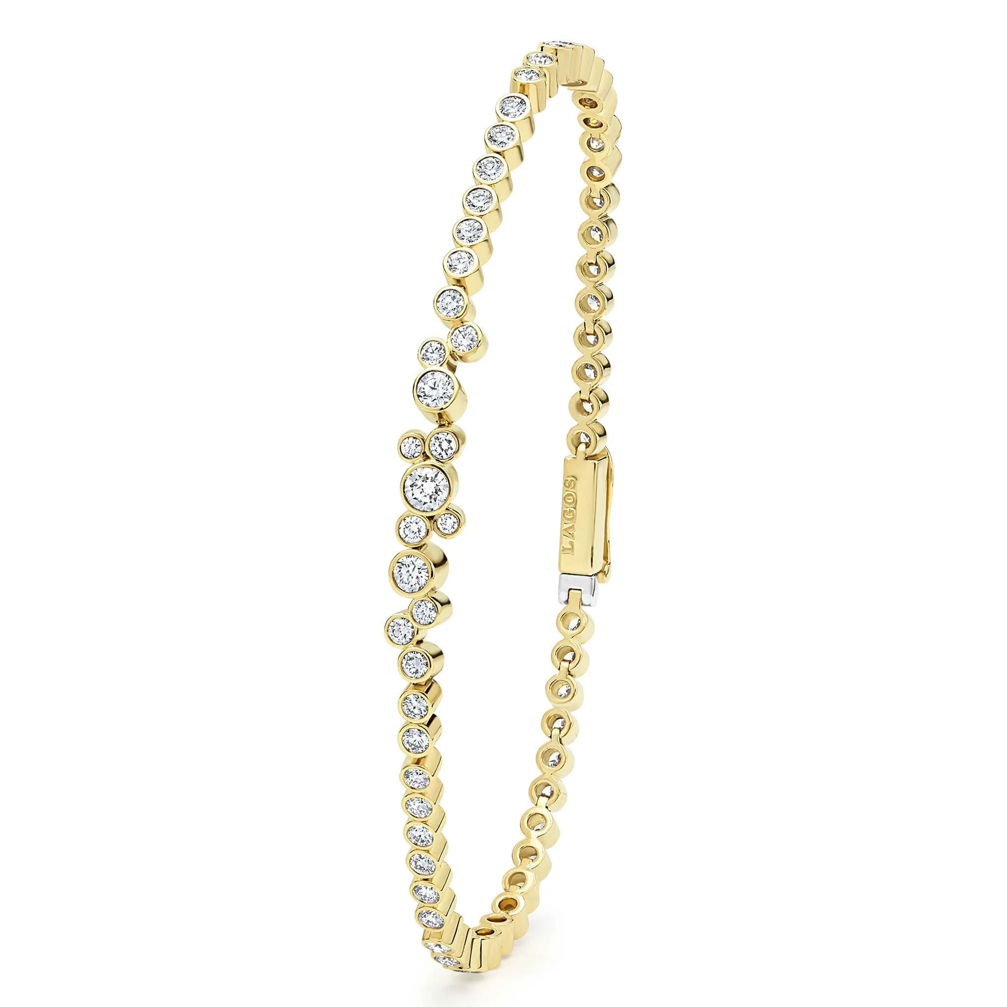 Fizz 18K Gold Diamond Tennis Bracelet - Image 5