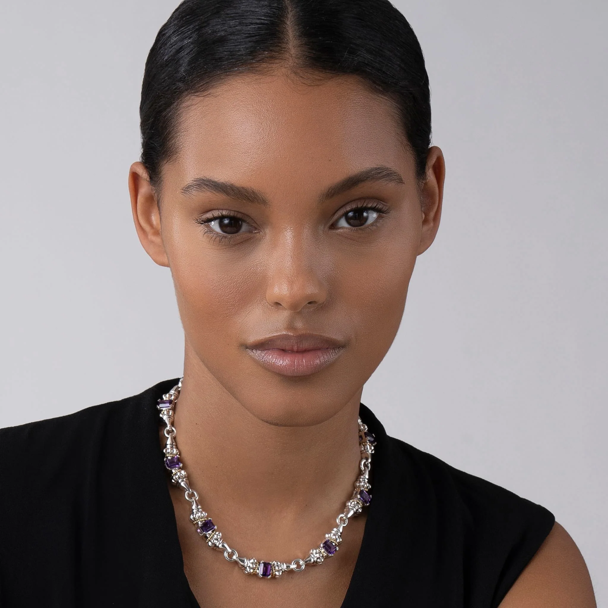 Glacier Classic Amethyst Necklace - Image 2