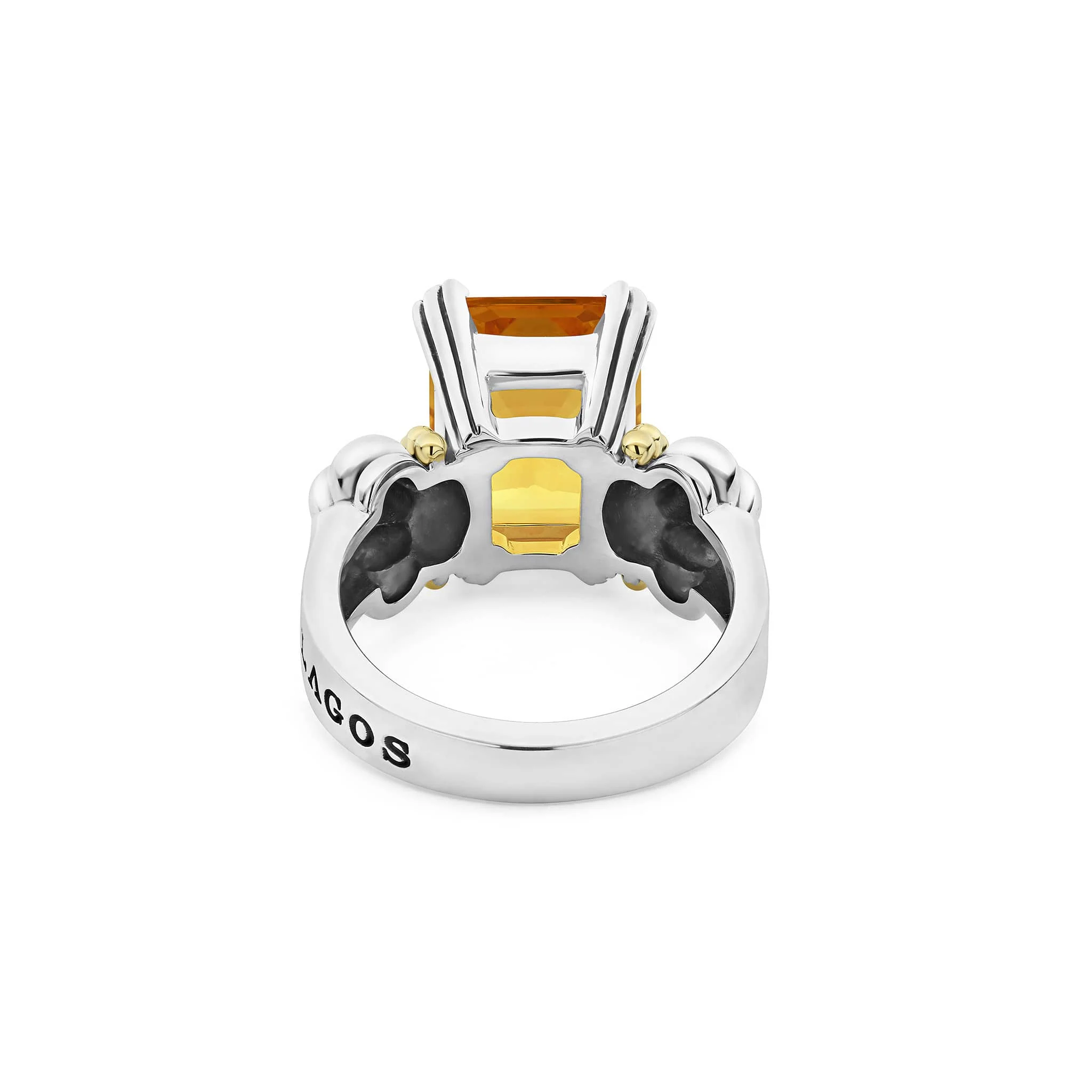 Glacier Medium Emerald-Cut Citrine Ring - Image 5