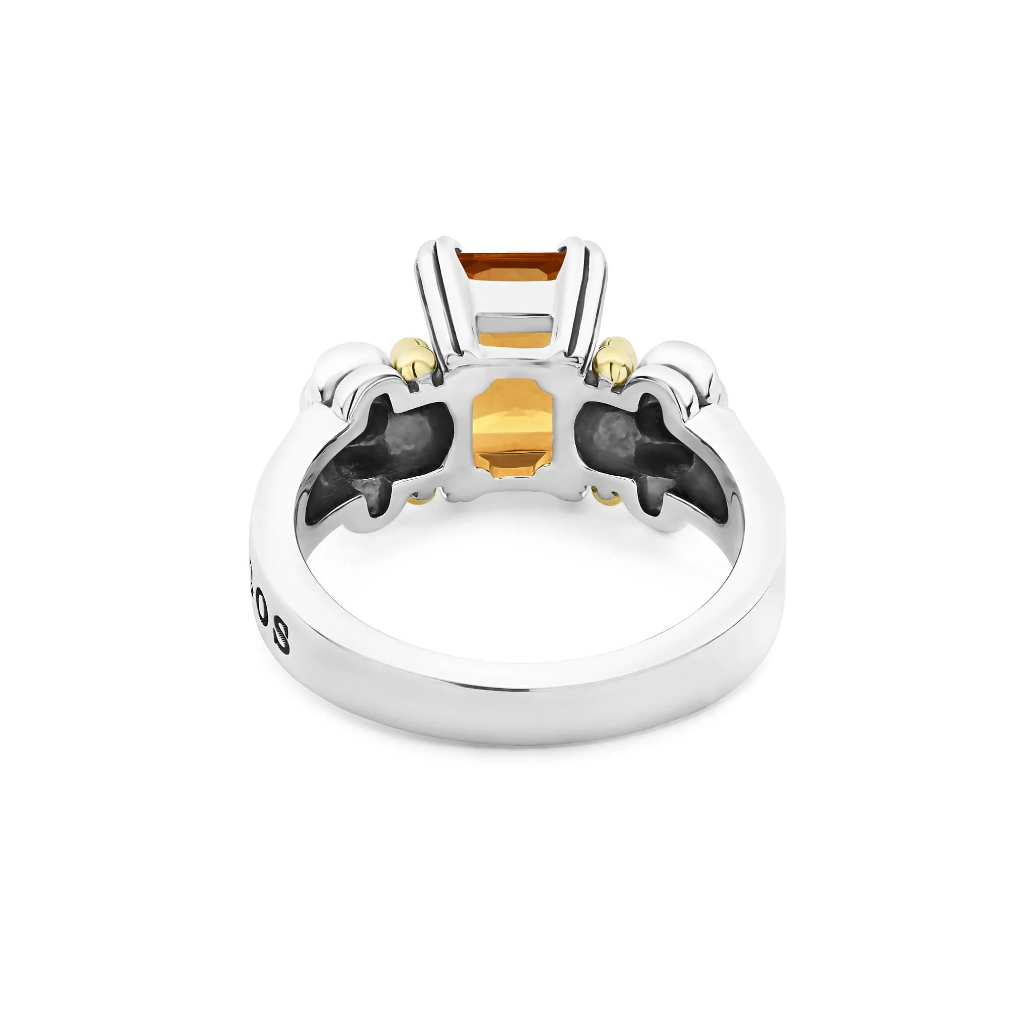 Glacier Small Emerald-Cut Citrine Ring - Image 5