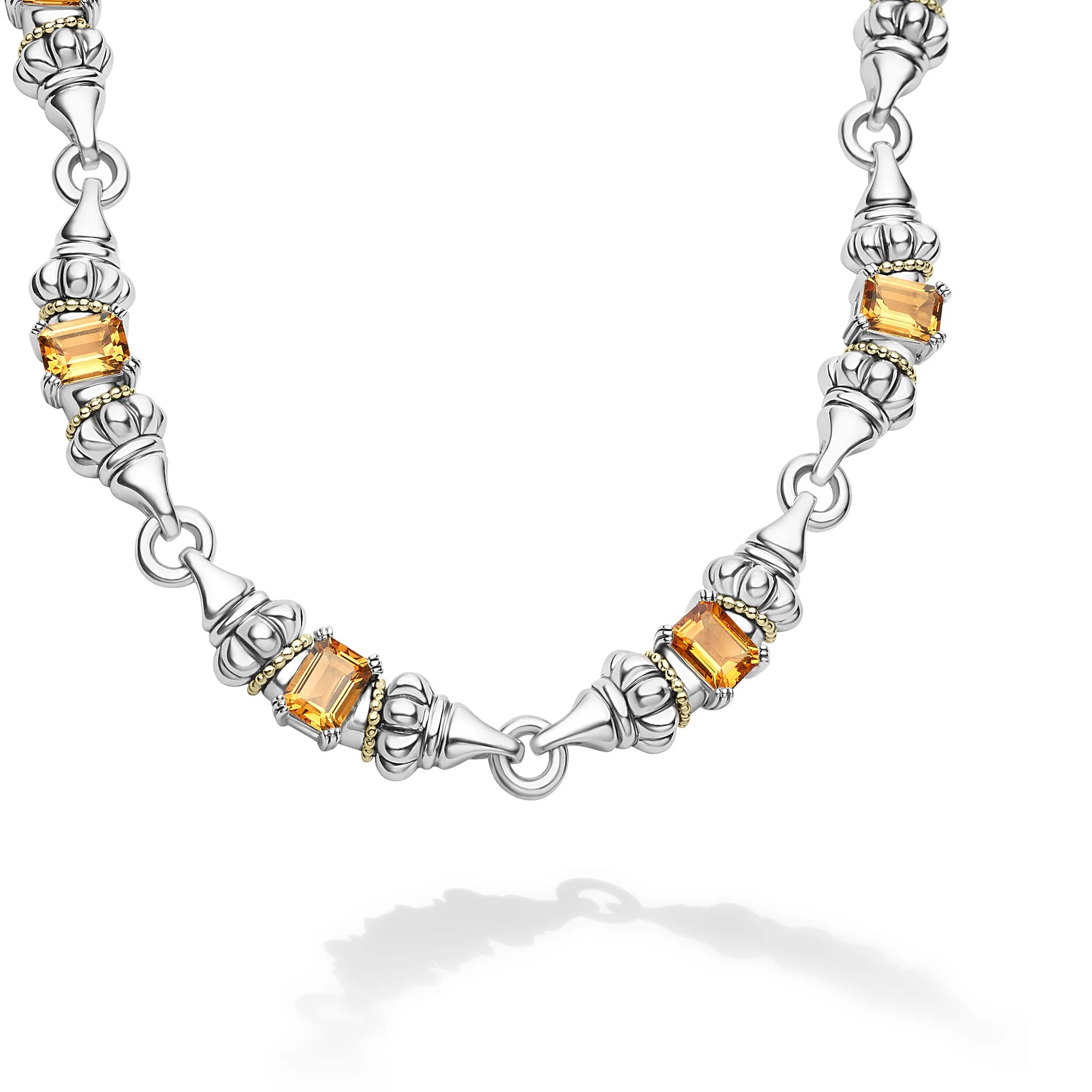 Glacier Classic Citrine Necklace