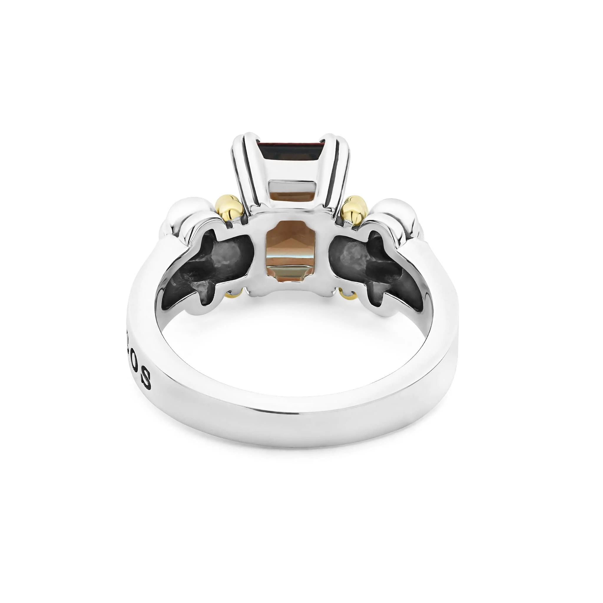 Glacier Small Emerald-Cut Smokey Quartz Ring - Image 5