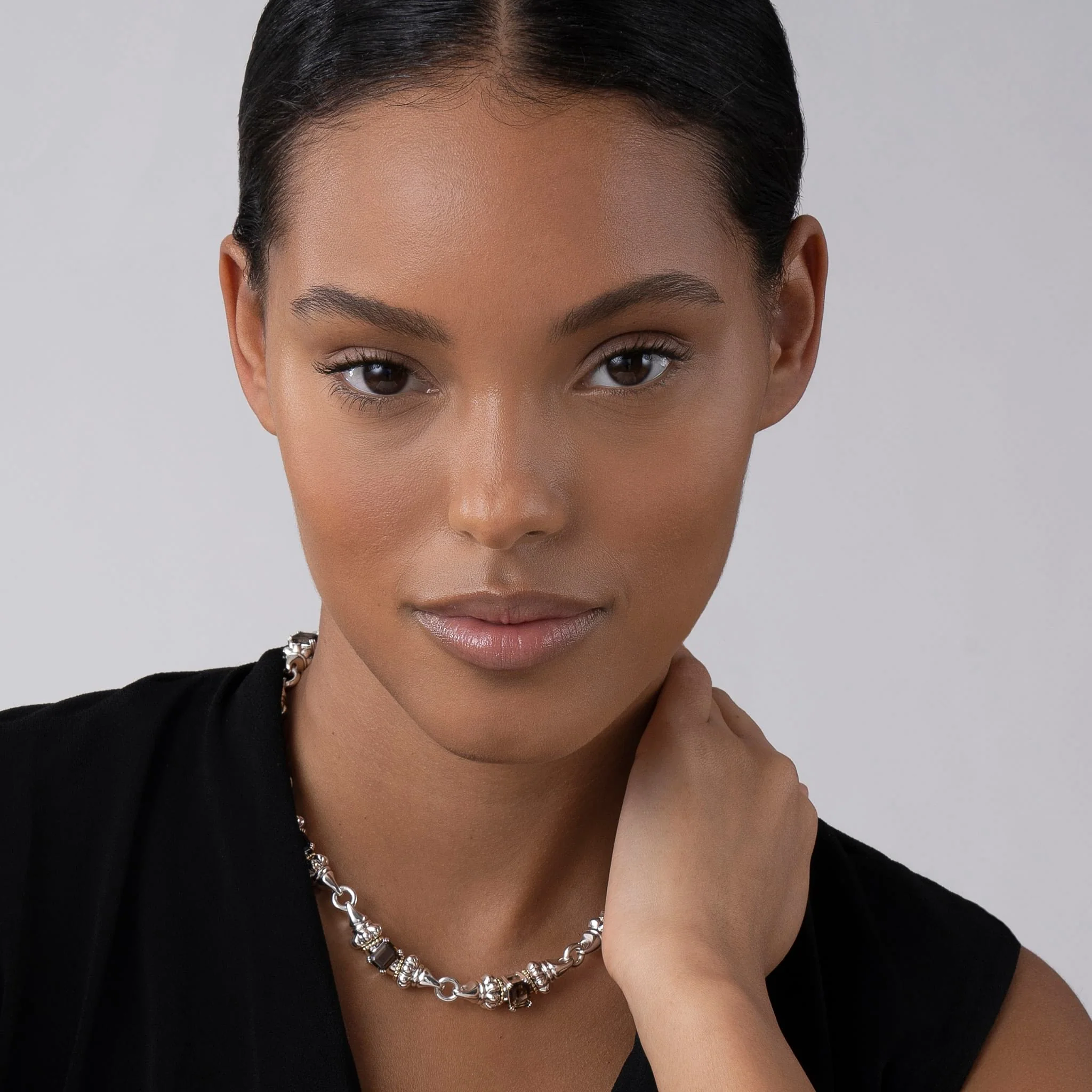 Glacier Classic Smokey Quartz Necklace - Image 2