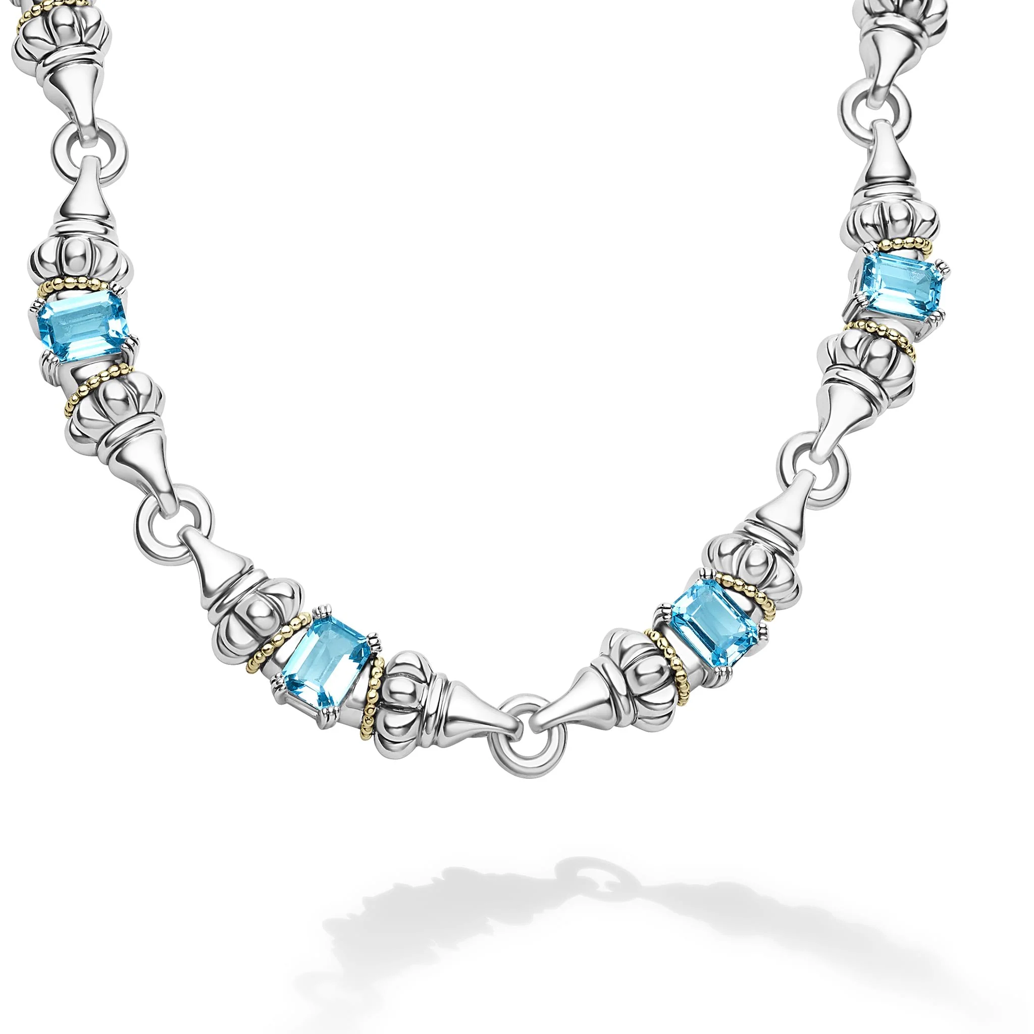 Glacier Classic Swiss Blue Topaz Necklace