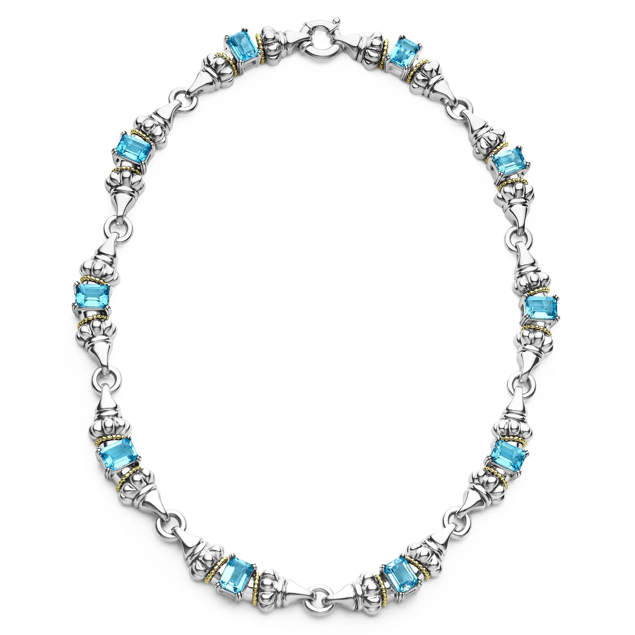 Glacier Classic Swiss Blue Topaz Necklace - Image 3