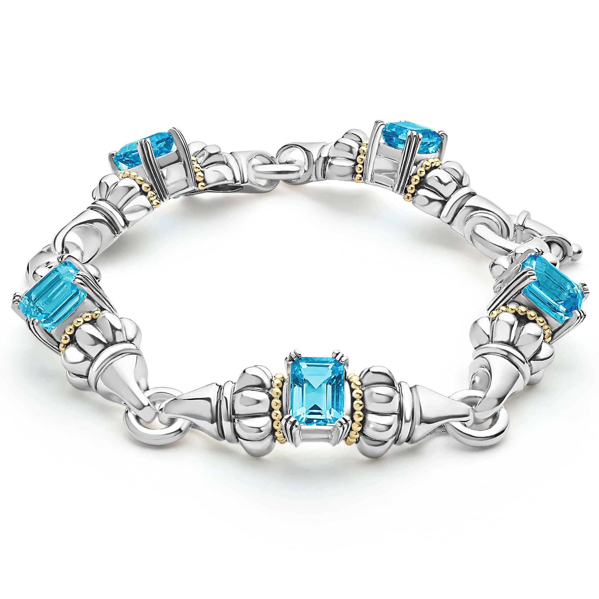Glacier Classic Swiss Blue Topaz Bracelet - Image 4