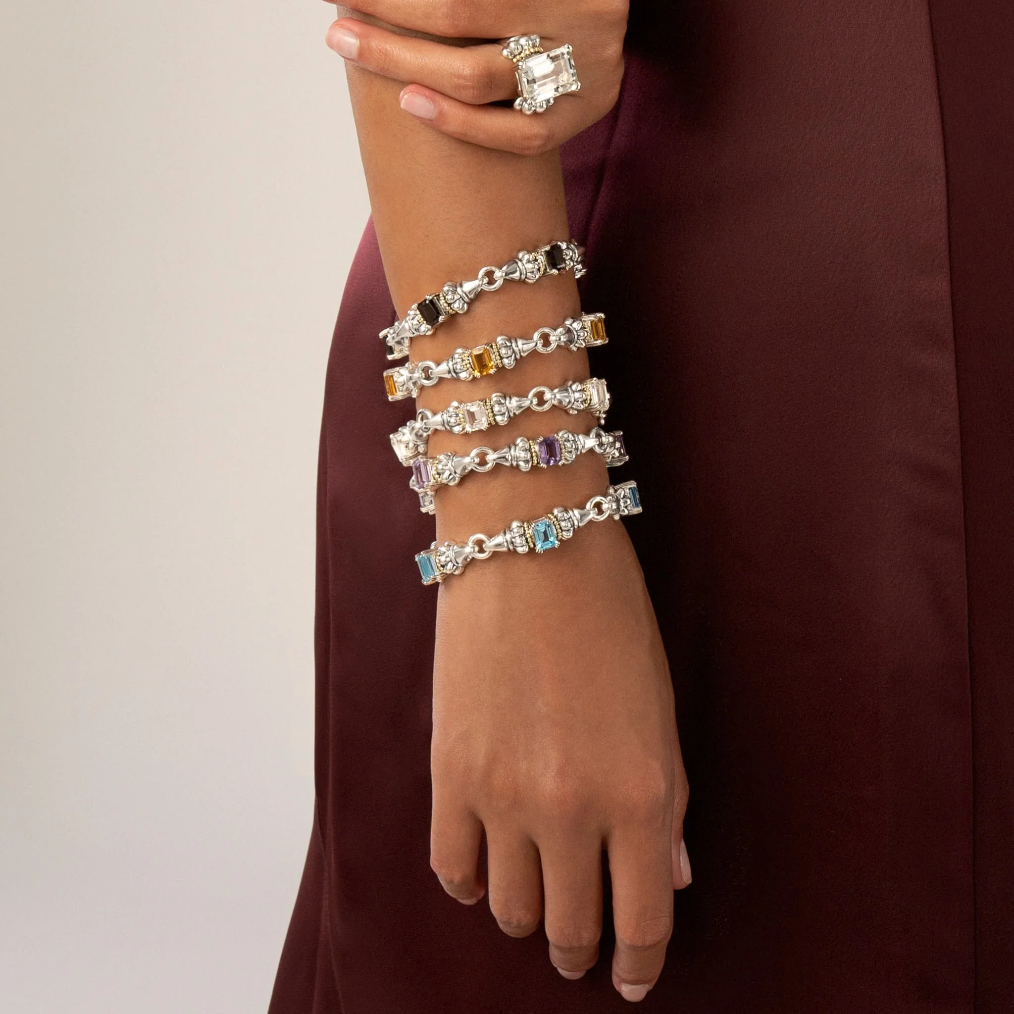 Glacier Classic White Topaz Bracelet - Image 5
