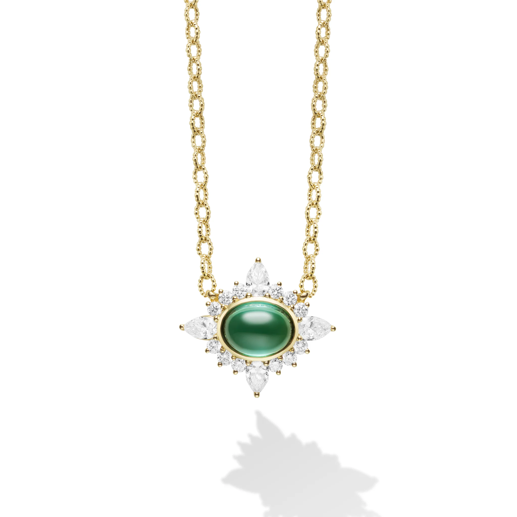 Studio 18K Diamond and Indicolite Necklace
