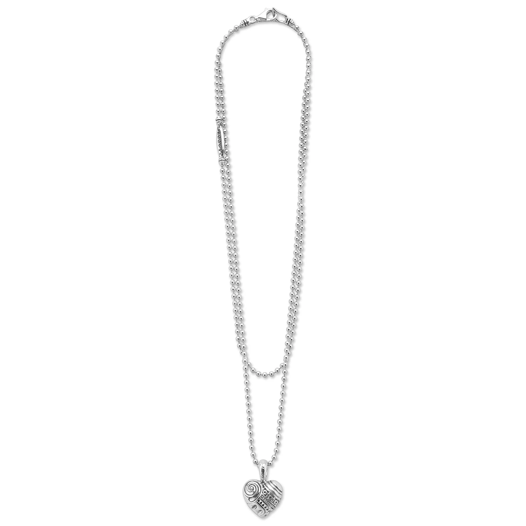 Hearts of LAGOS Silver Heart of Philadelphia Pendant Necklace - Image 3