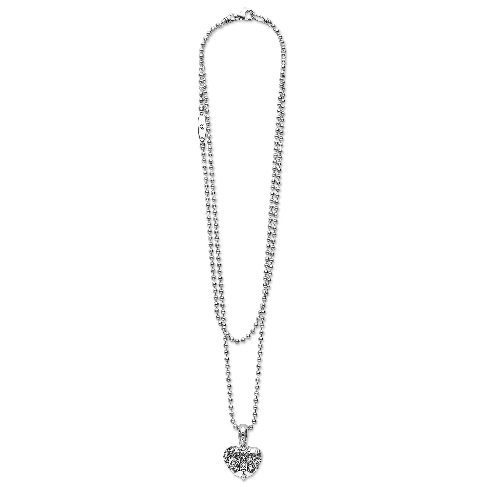 Hearts of LAGOS Silver Heart of Texas Pendant Necklace - Image 3