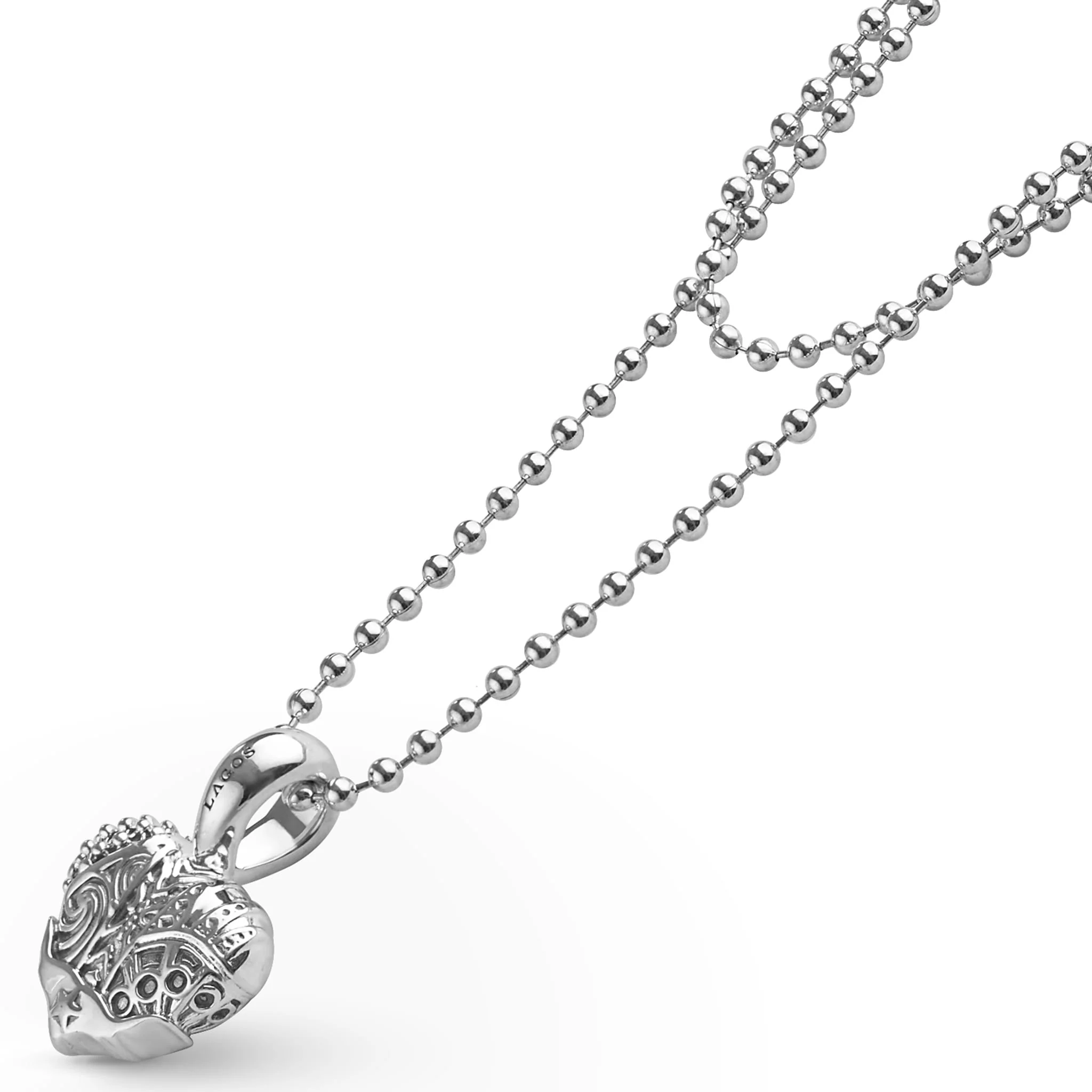 Hearts of LAGOS Silver Heart of Texas Pendant Necklace - Image 4